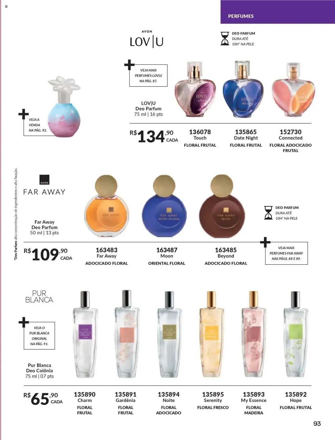 Encarte de Avon - Campanha 07 3 de abril até 1 de maio 2025 - Pagina 93
