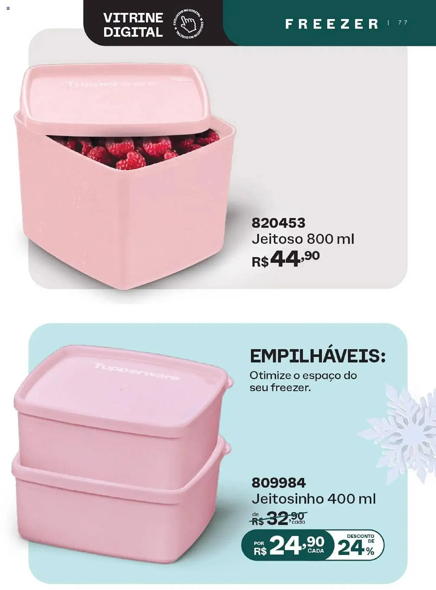 Encarte de Catálogo Tupperware 16 de junho até 14 de agosto 2025 - Pagina 77