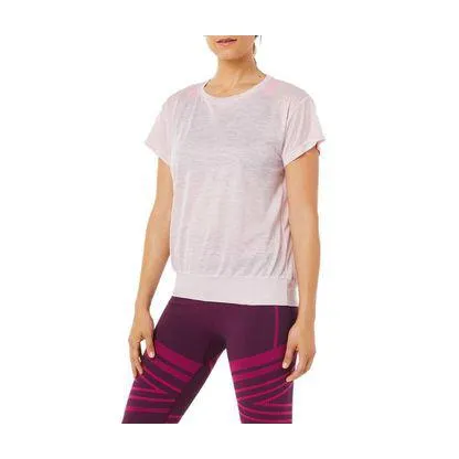 Camiseta ASICS Open Back - Feminina - Rosa