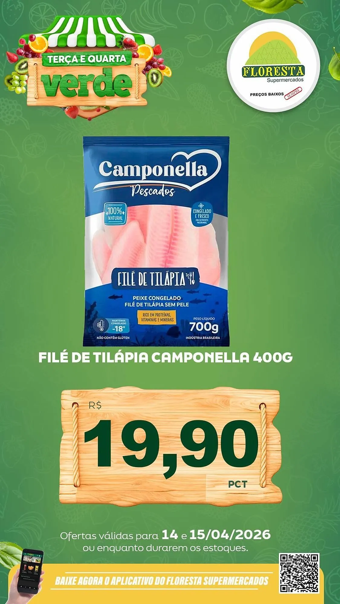 Encarte de Catálogo Floresta Supermercados 14 de abril até 15 de abril 2026 - Pagina 21