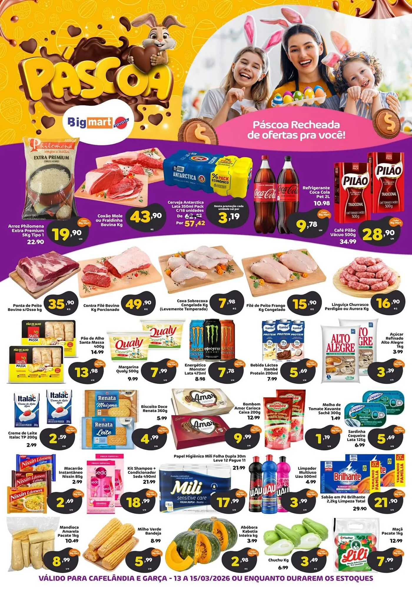 Encarte de Catálogo Bigmart 13 de março até 15 de março 2026 - Pagina 1