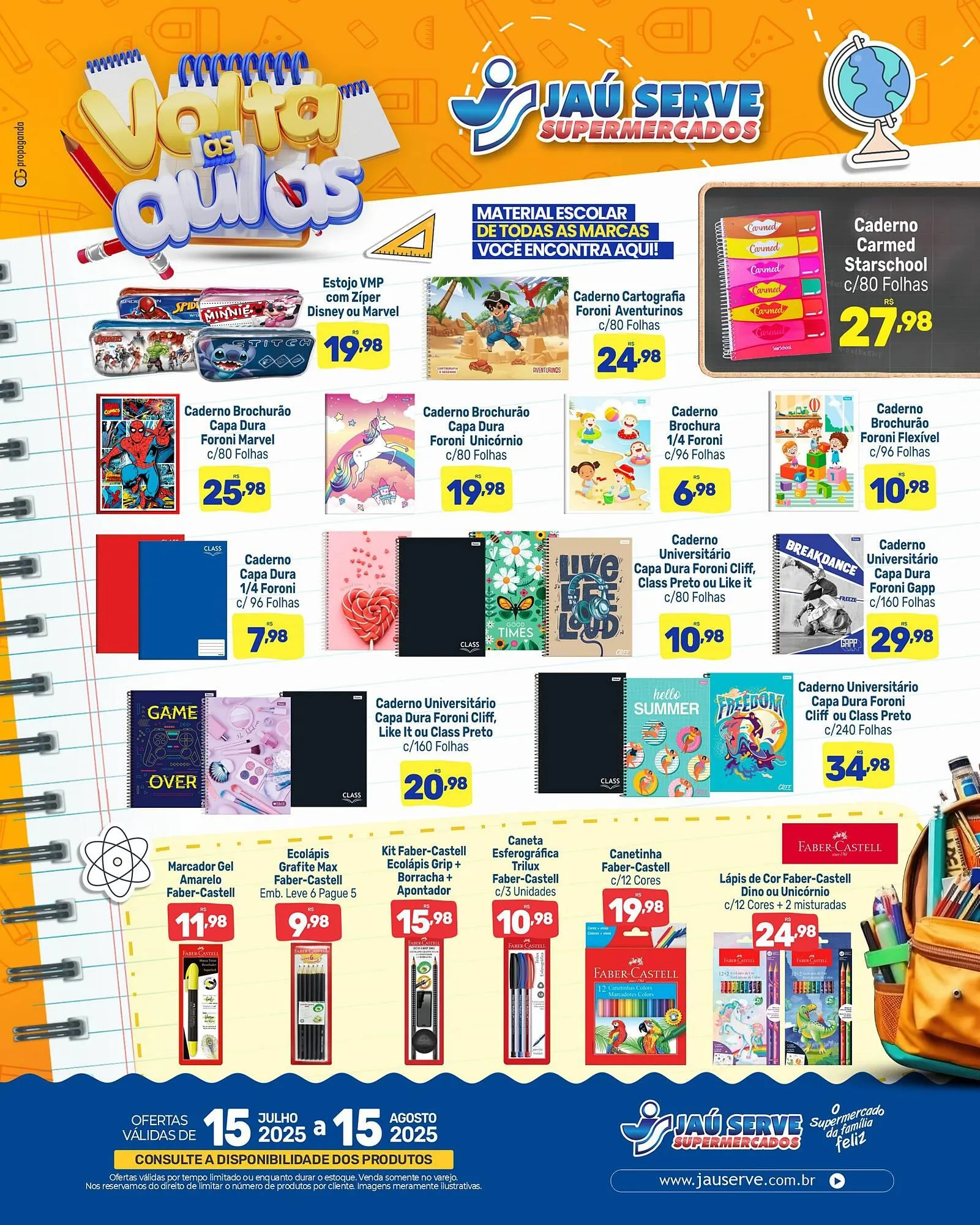 Encarte de Catálogo Supermercados Jau Serve 15 de julho até 15 de agosto 2025 - Pagina 2