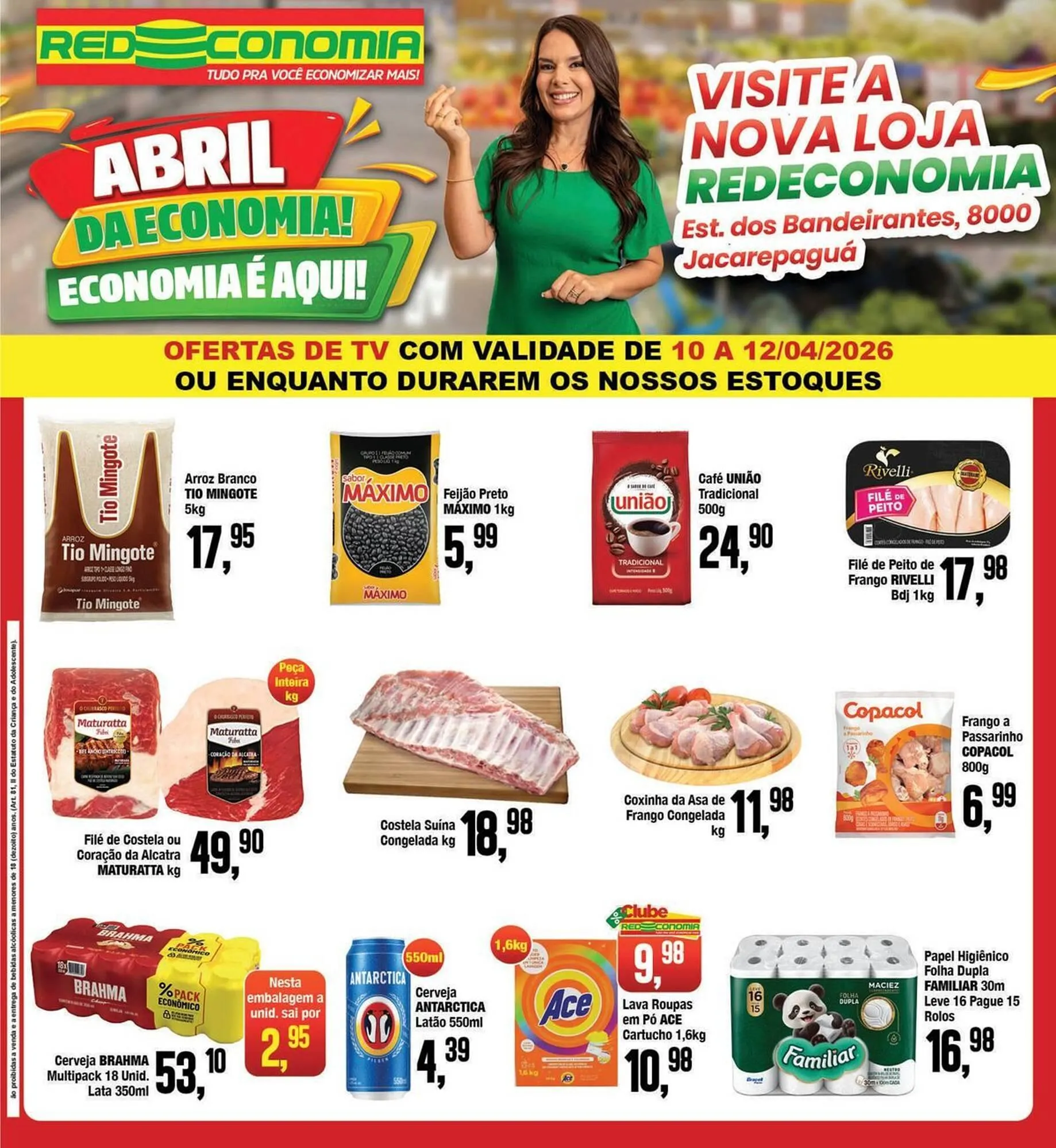 Encarte de Encarte Rede Economia 10 de abril até 12 de abril 2026 - Pagina 1