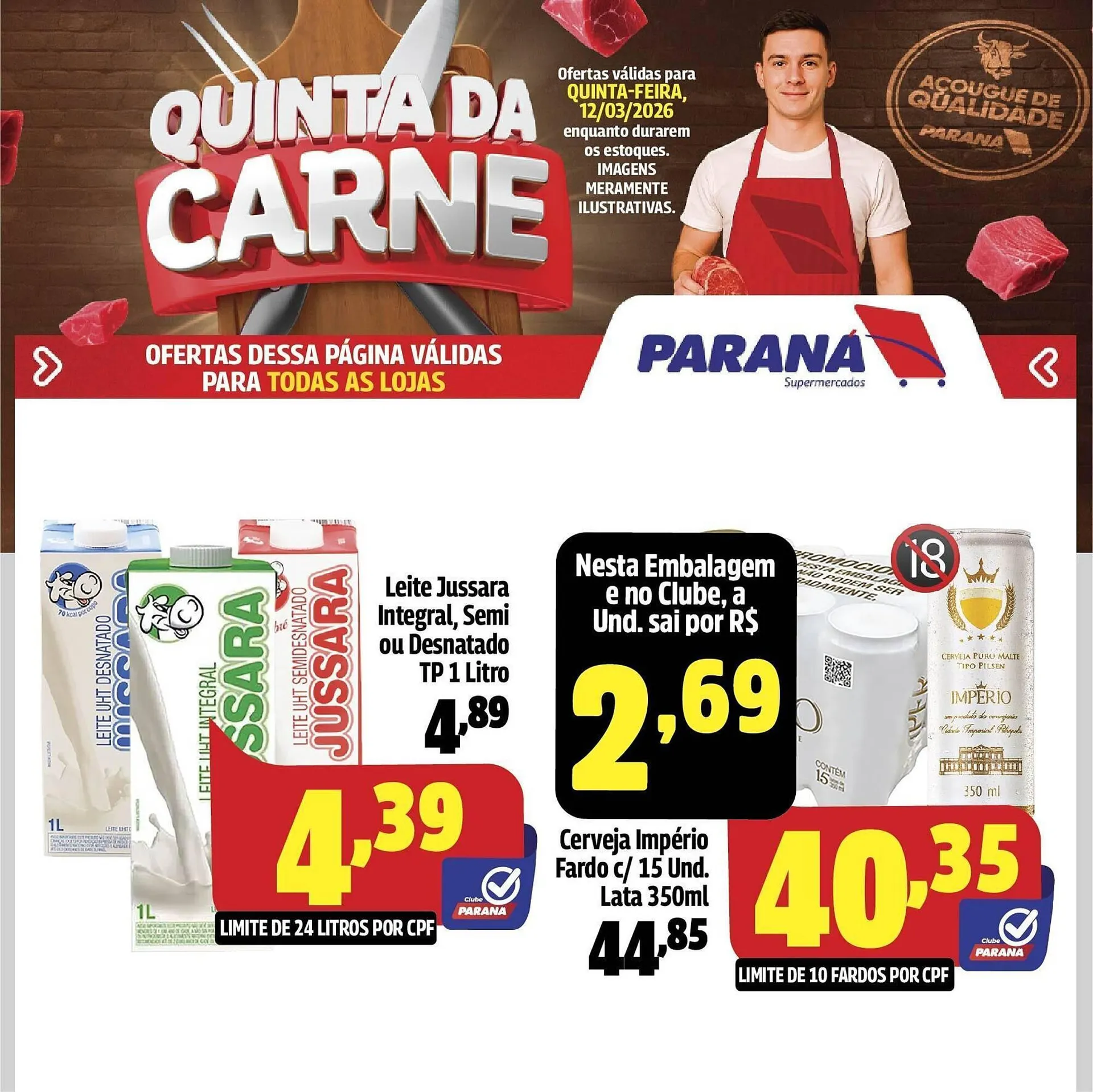 Encarte de Folheto Supermercado Paraná 12 de março até 12 de março 2026 - Pagina 3