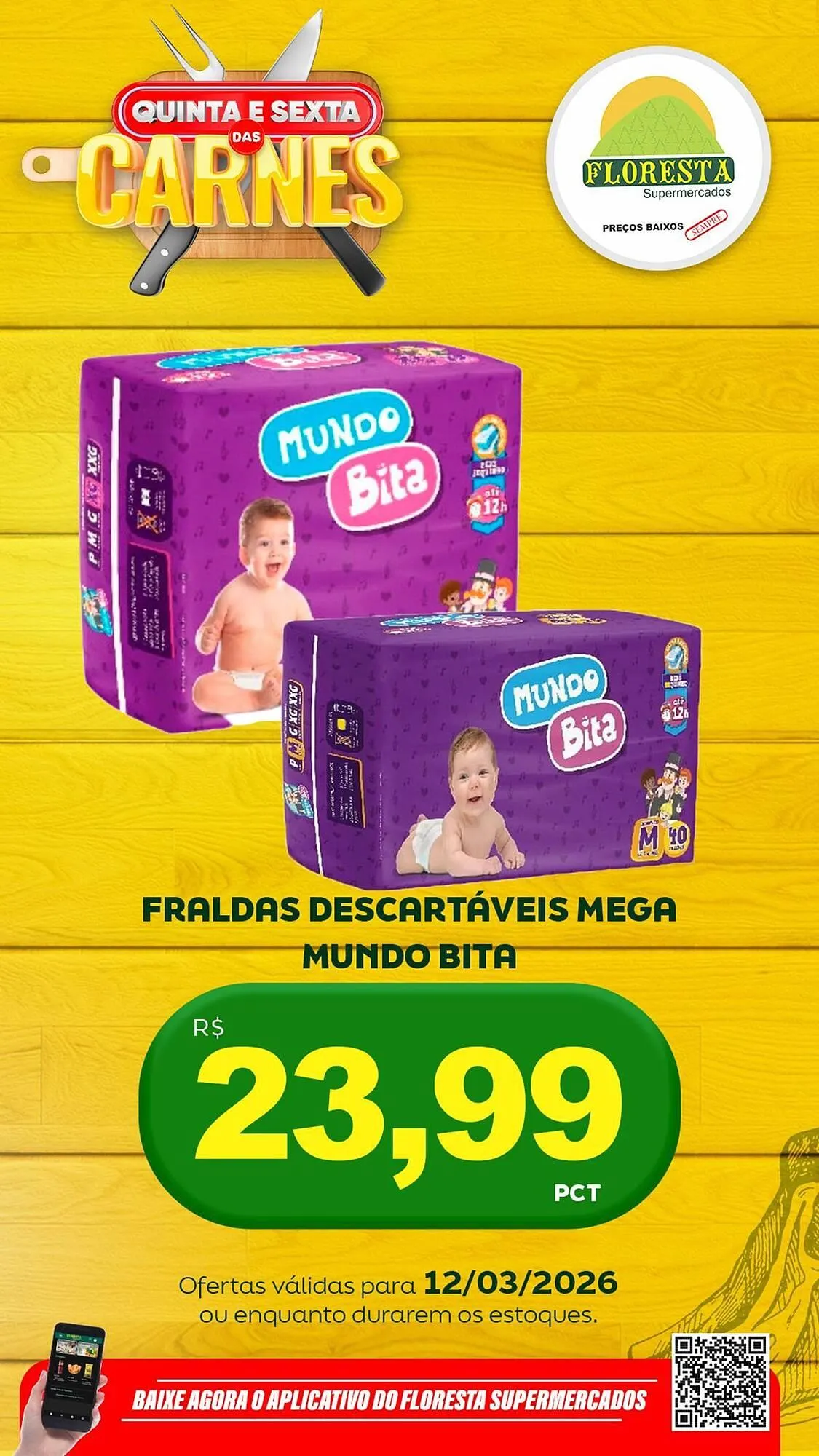 Encarte de Catálogo Floresta Supermercados 12 de março até 13 de março 2026 - Pagina 39