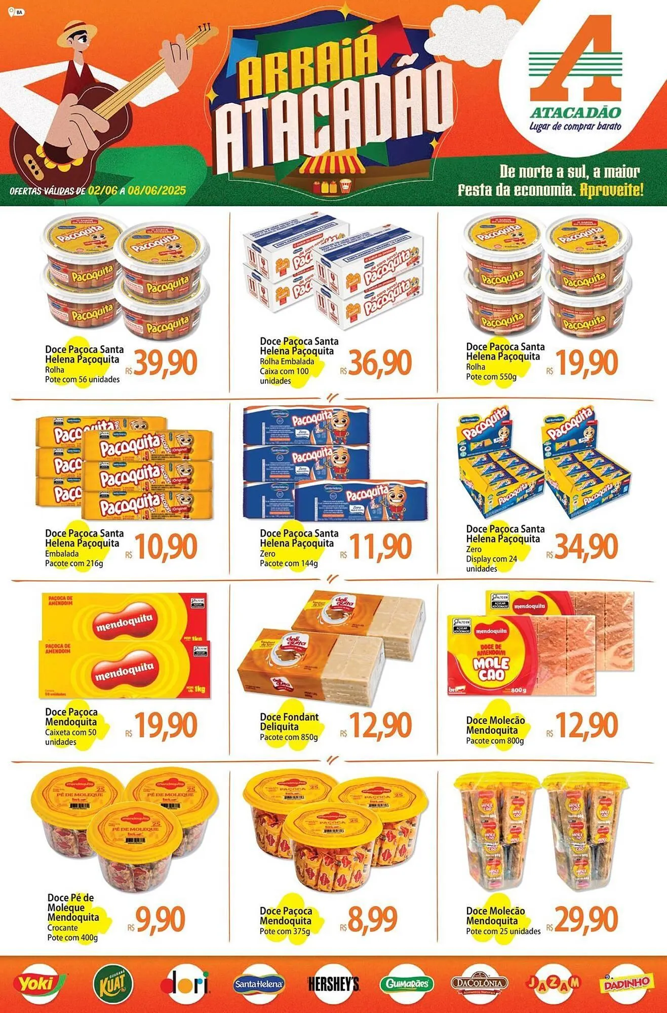 Encarte de Catálogo Atacadão 2 de junho até 8 de junho 2025 - Pagina 1
