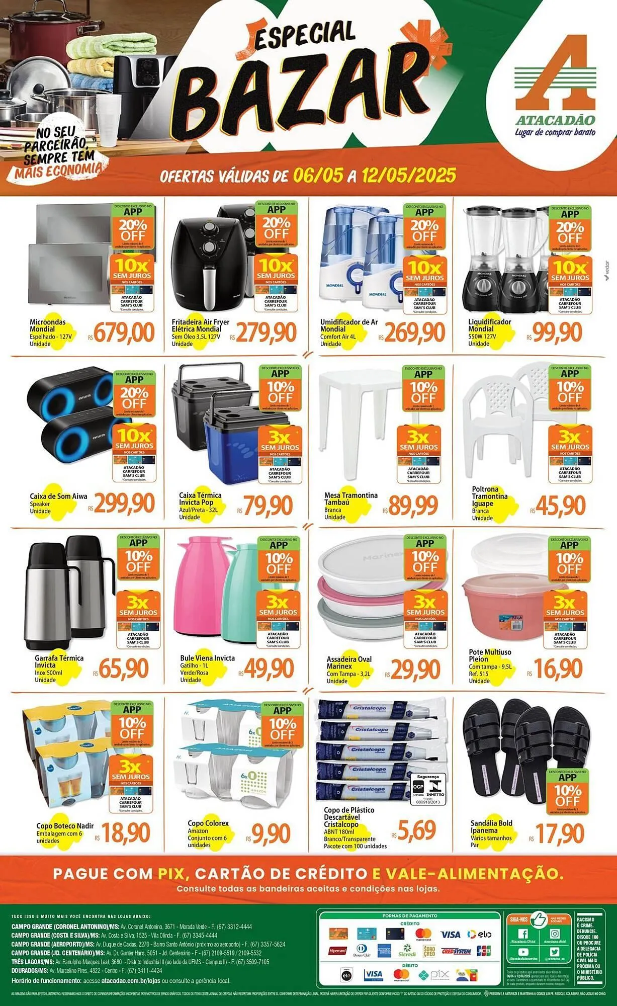 Encarte de Catálogo Atacadão 6 de maio até 12 de maio 2025 - Pagina 1