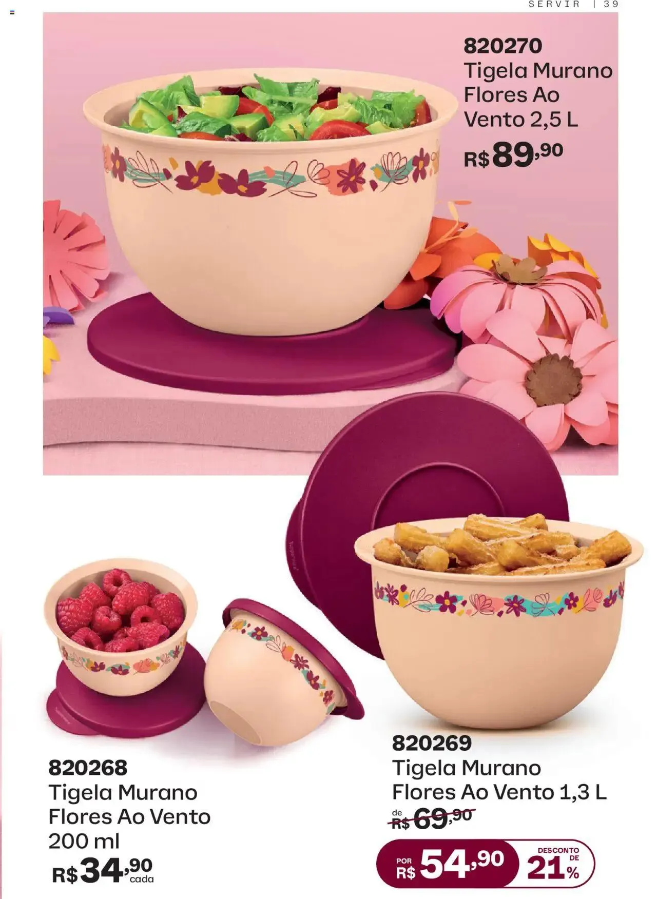 Encarte de Tupperware - Catálogo Vitrine 03 1 de março até 31 de março 2025 - Pagina 39