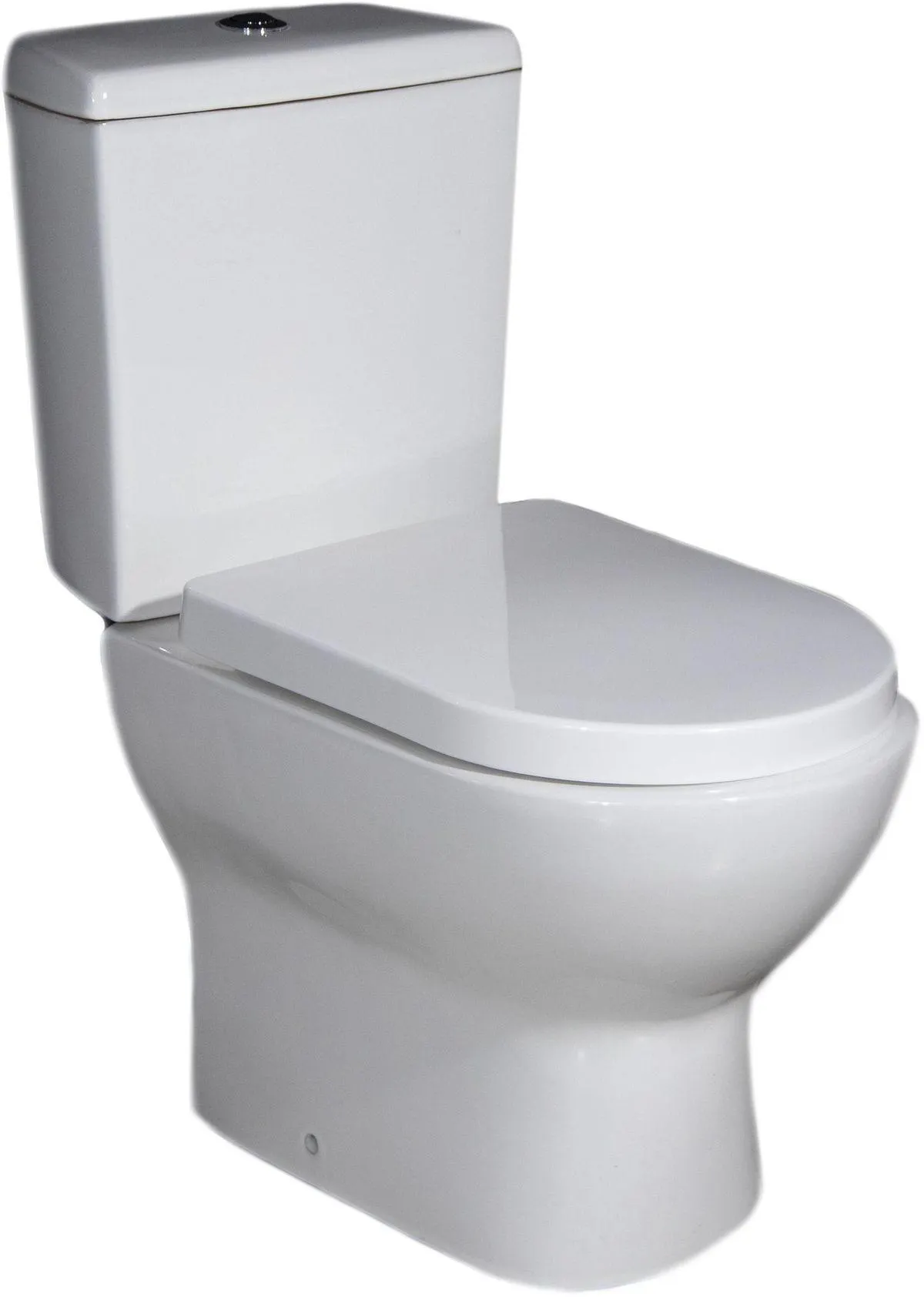 Vaso Sanitário com Caixa Acoplada Acqua Idea All C-2122 com Acessórios de Instalação Acionamento Duplo Branco 3/6 Litros