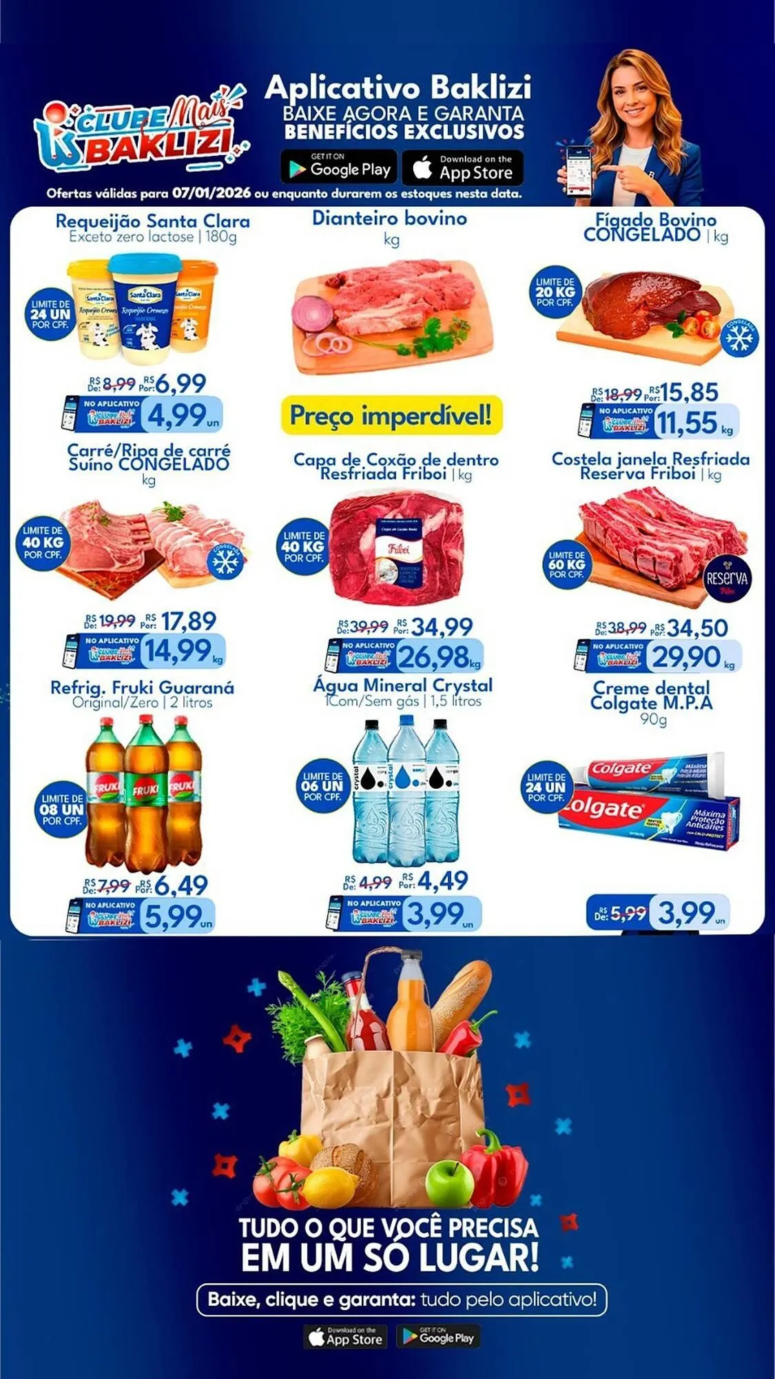 Encarte de Catálogo Supermercados Baklizi 7 de janeiro até 30 de janeiro 2026 - Pagina 1