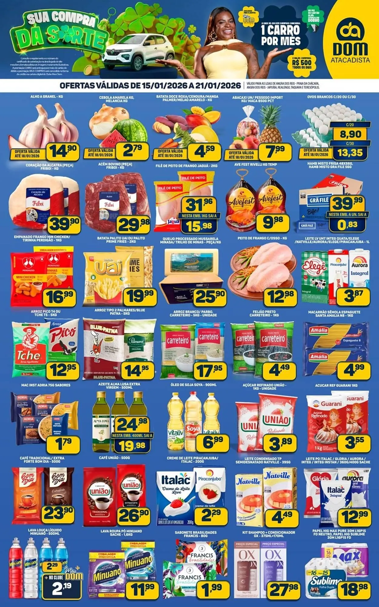 Encarte de Encarte Dom Atacadista 15 de janeiro até 21 de janeiro 2026 - Pagina 1