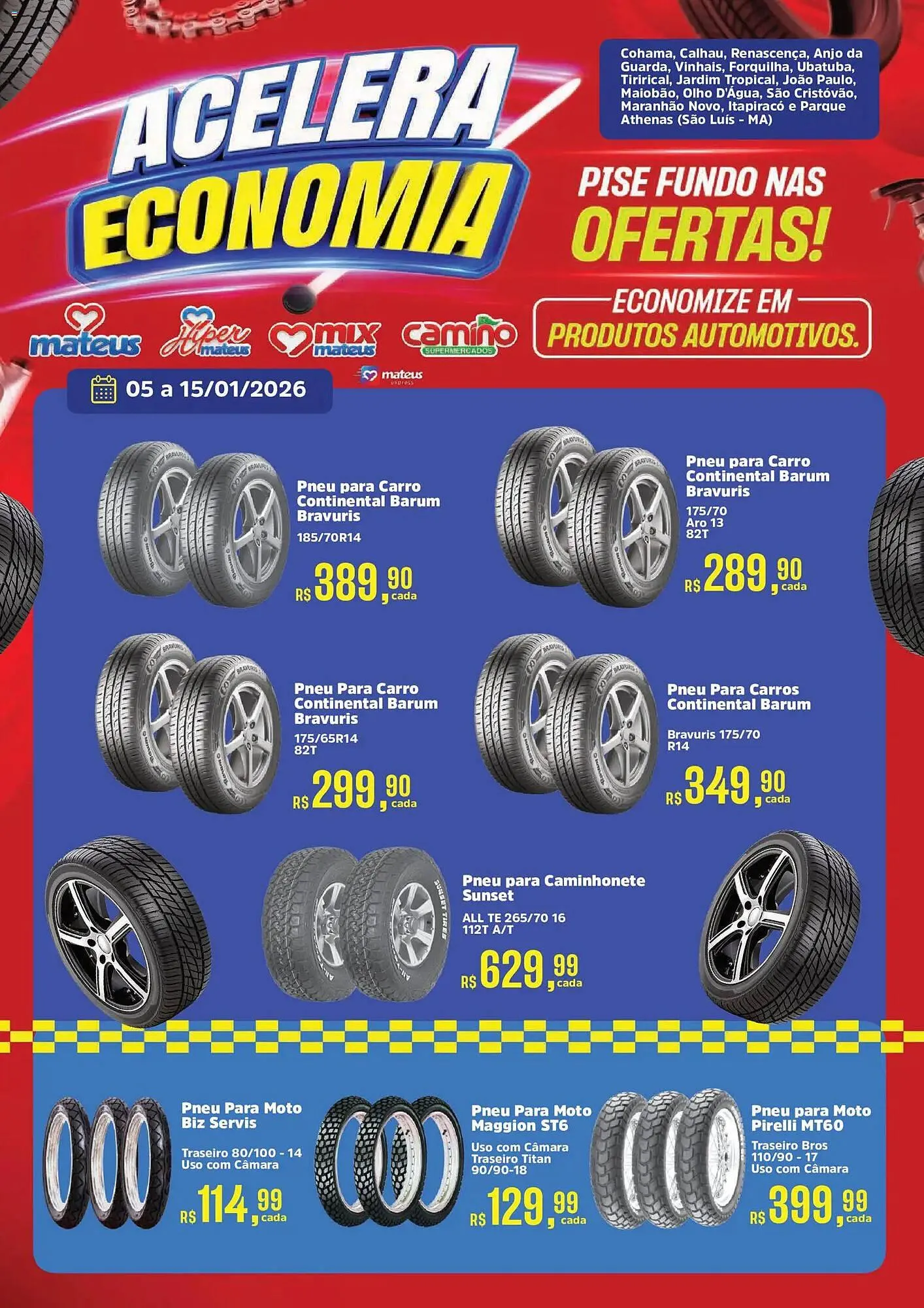 Encarte de Catálogo Supermercados Mateus 5 de janeiro até 15 de janeiro 2026 - Pagina 1