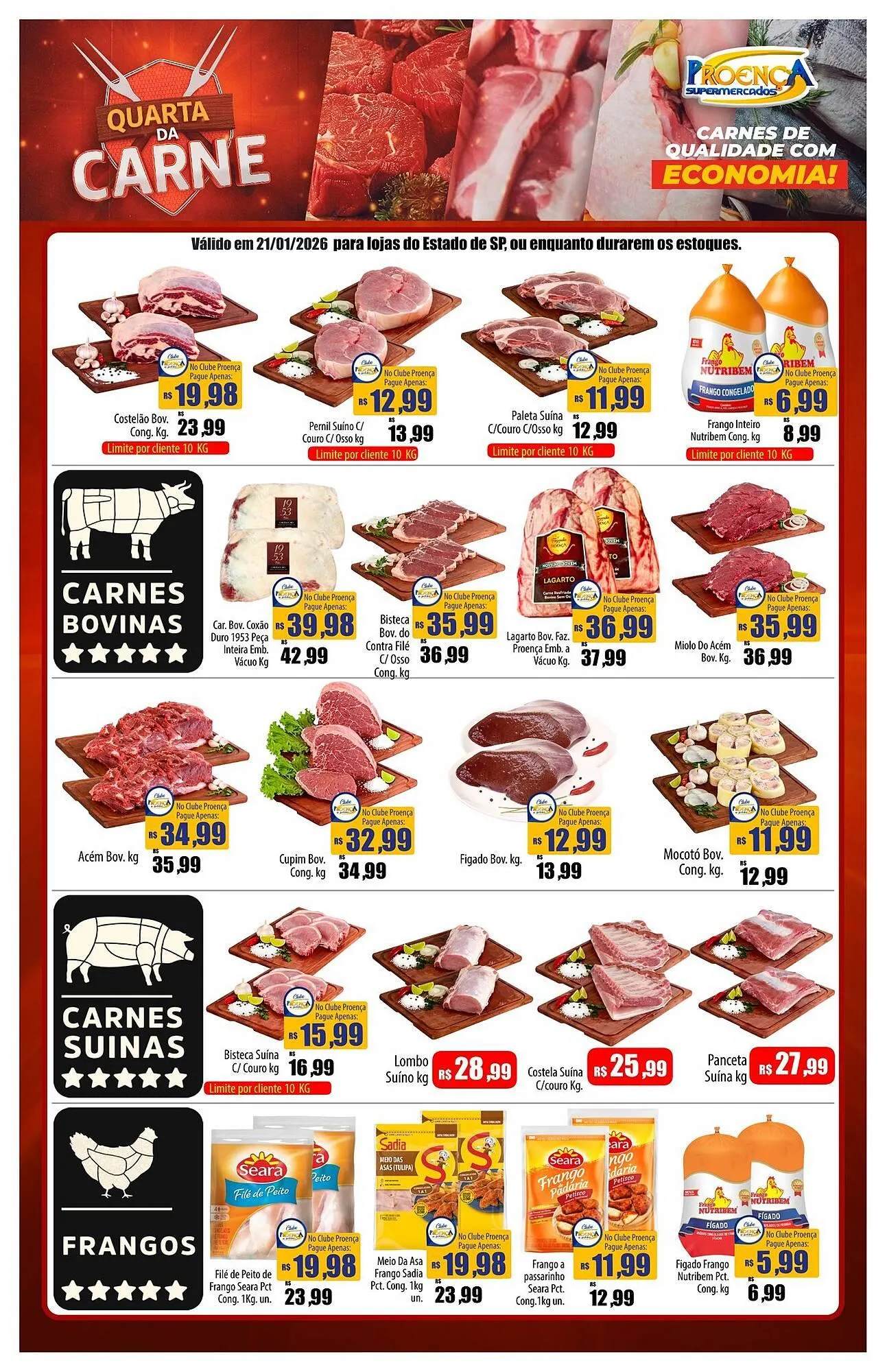Encarte de Catálogo Proença Supermercados 21 de janeiro até 21 de janeiro 2026 - Pagina 1