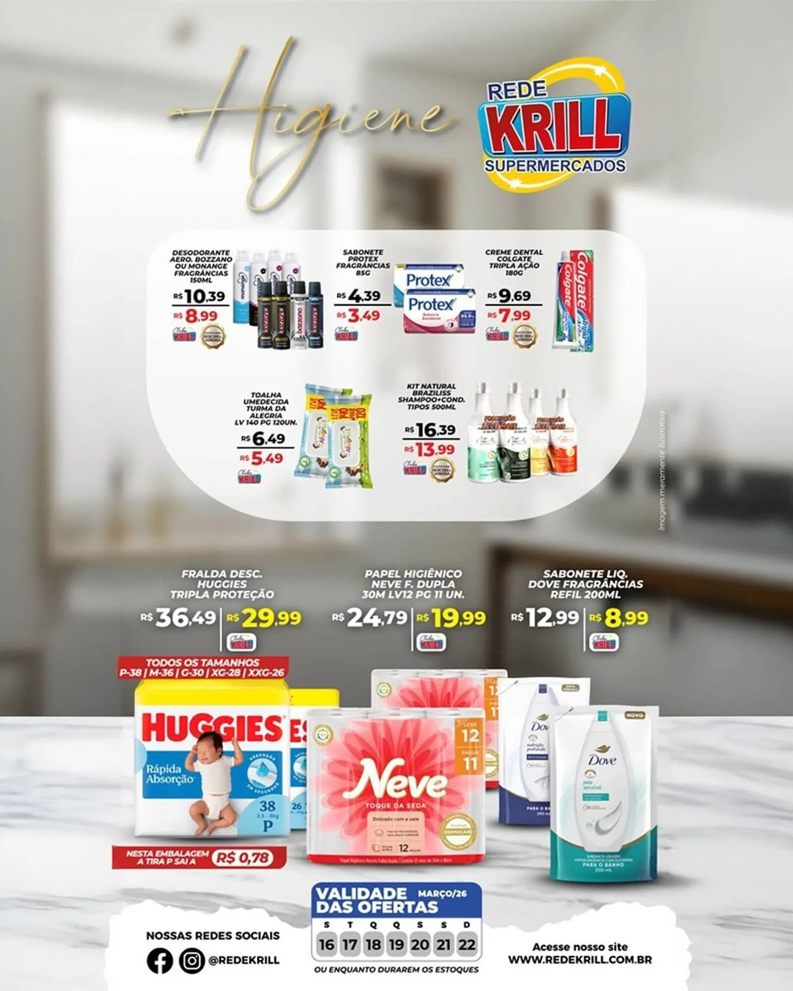 Encarte de Folheto Rede Krill 16 de março até 22 de março 2026 - Pagina 6