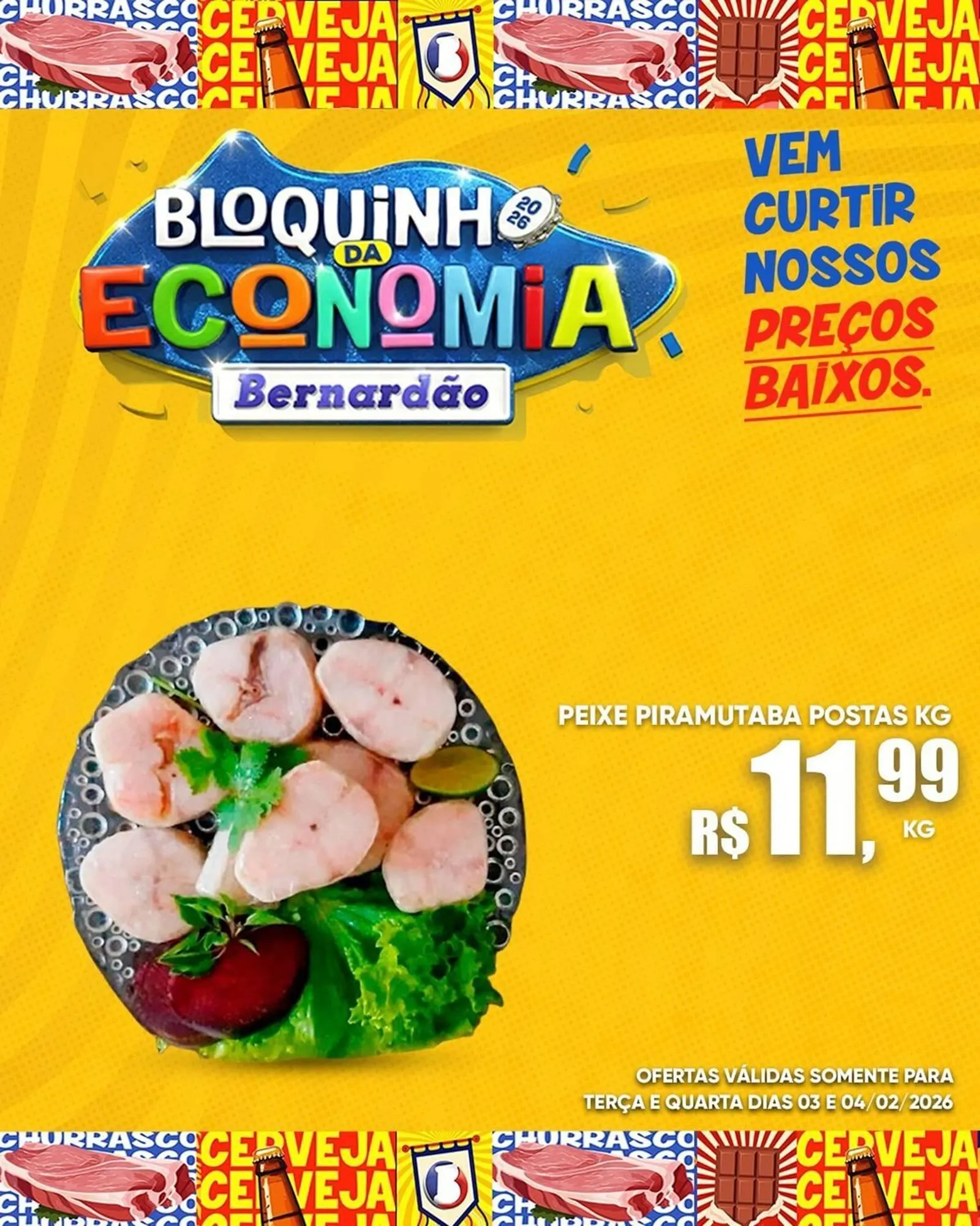 Encarte de Catálogo Supermercado Bernardão 3 de fevereiro até 4 de fevereiro 2026 - Pagina 6