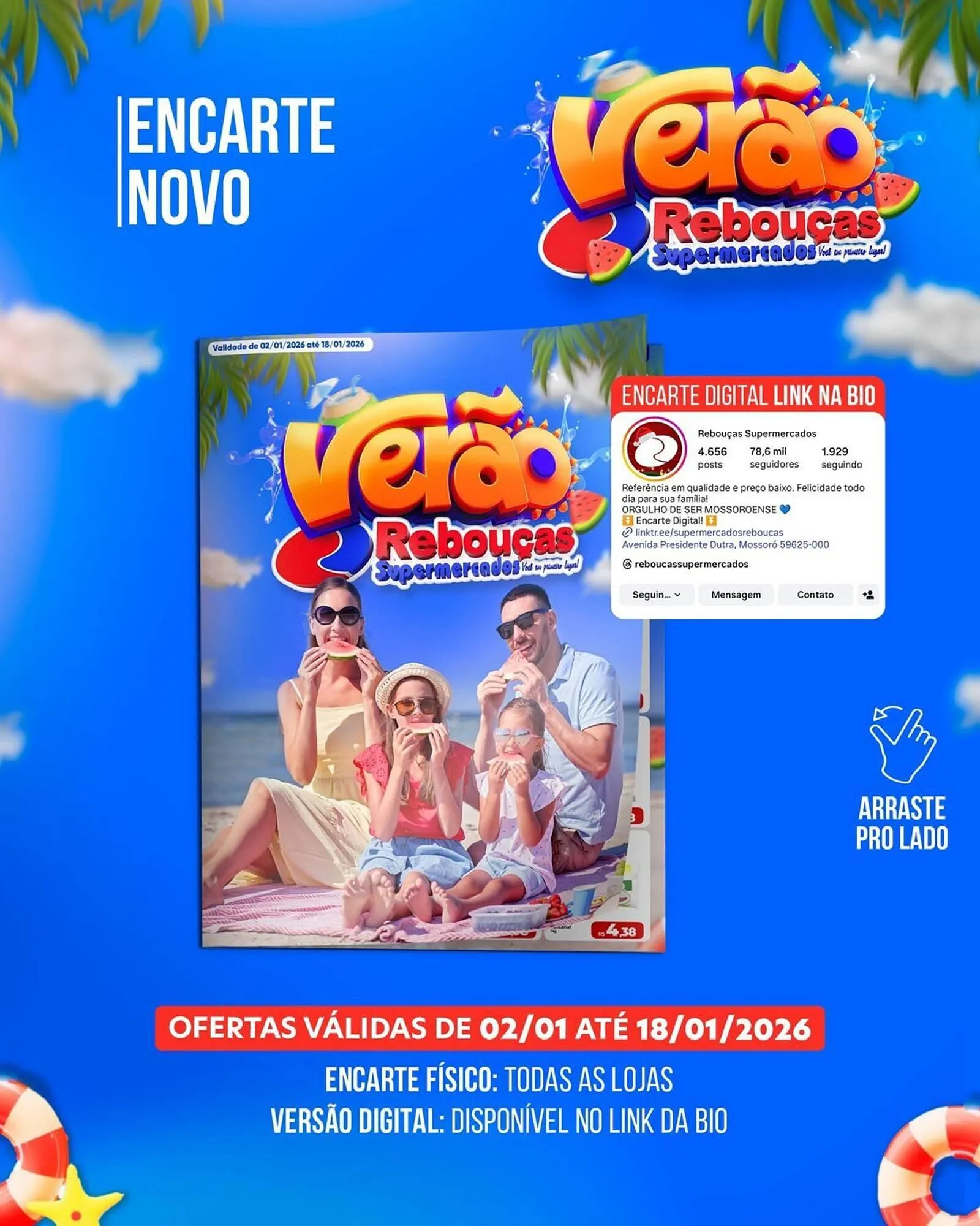 Encarte de Catálogo Rebouças Supermercados 2 de janeiro até 18 de janeiro 2026 - Pagina 3