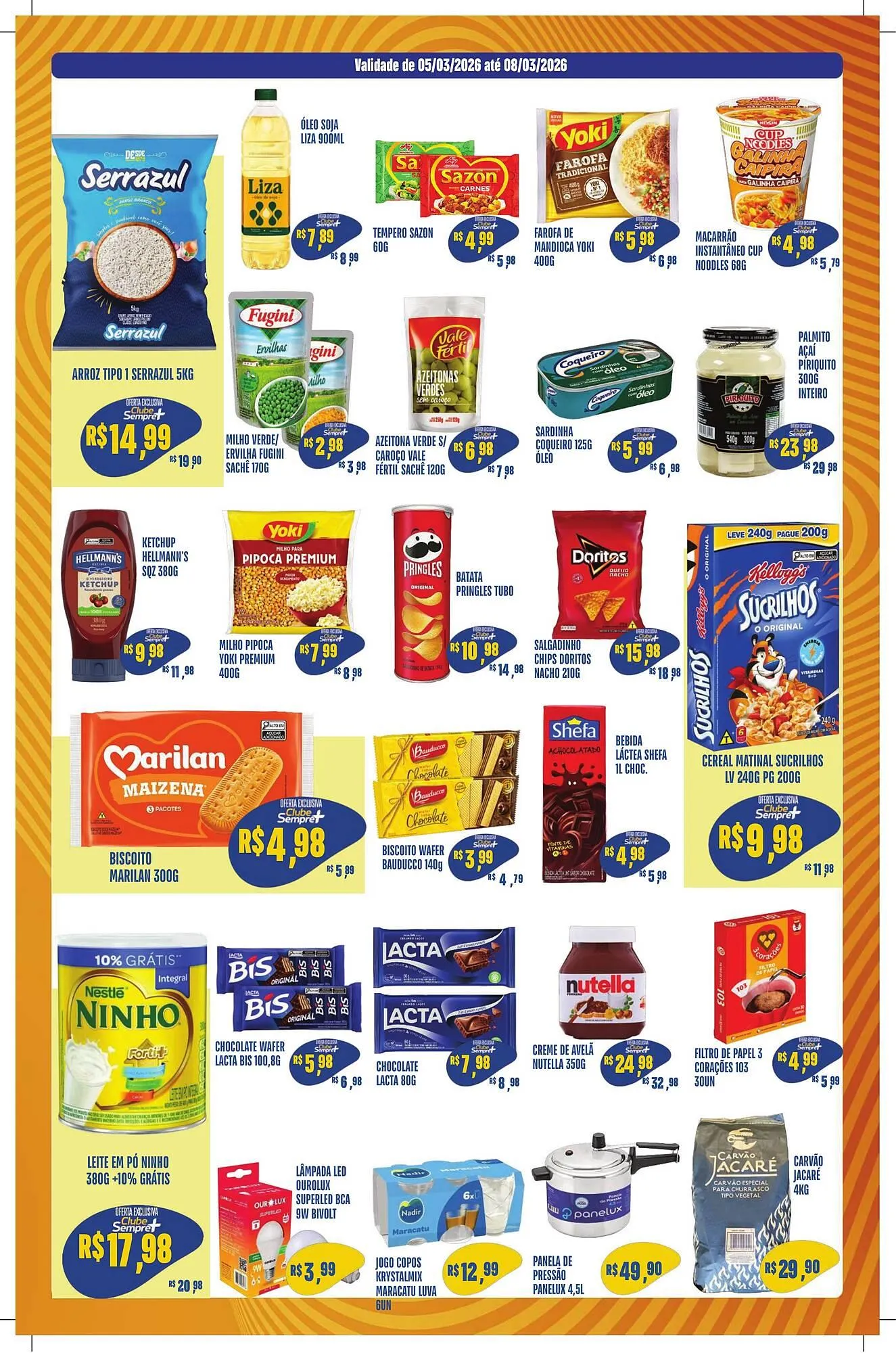 Encarte de Catálogo Sempre Vale Supermercados 5 de março até 8 de março 2026 - Pagina 3