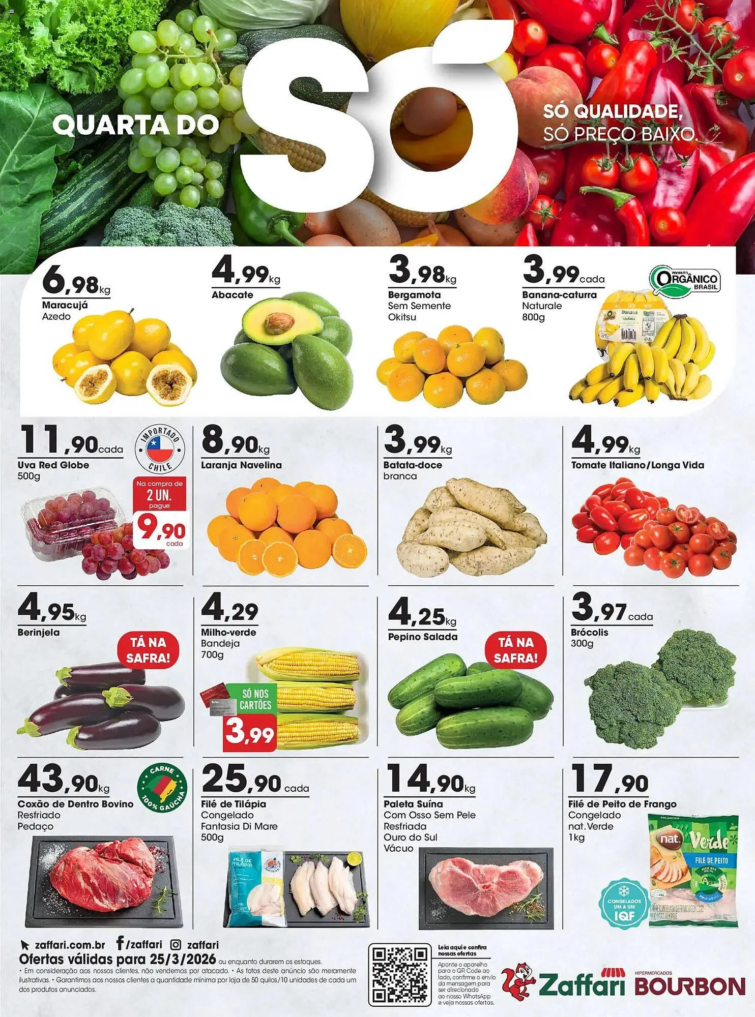 Encarte de Encarte Zaffari 25 de março até 25 de março 2026 - Pagina 1