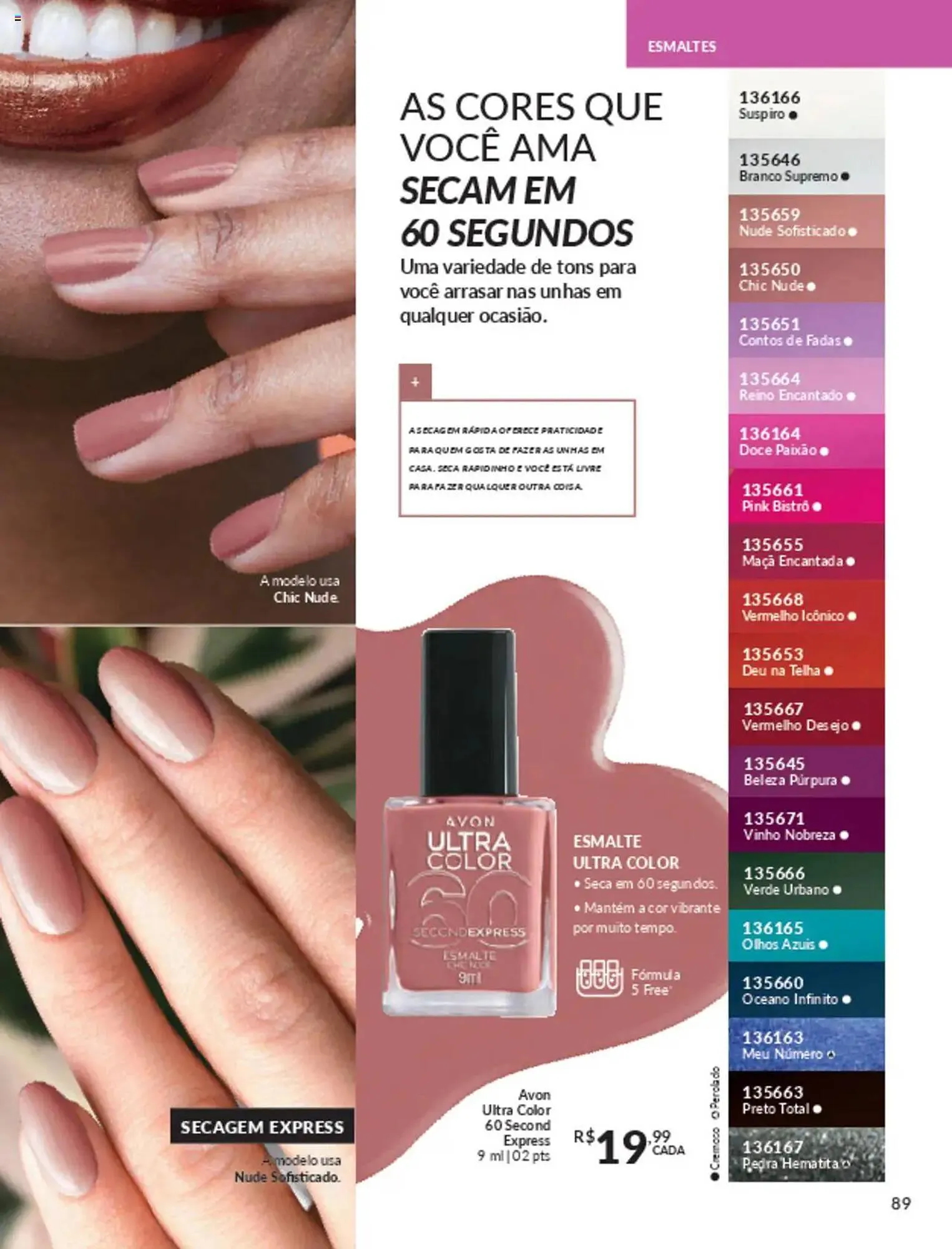 Encarte de Catálogo Avon 10 de março até 30 de junho 2025 - Pagina 89