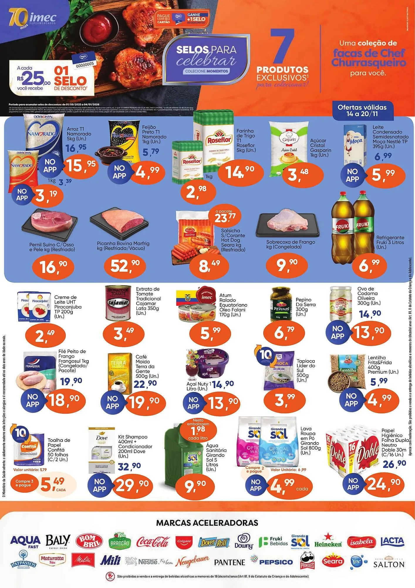 Encarte de Catálogo Imec Supermercados 17 de novembro até 20 de novembro 2025 - Pagina 1