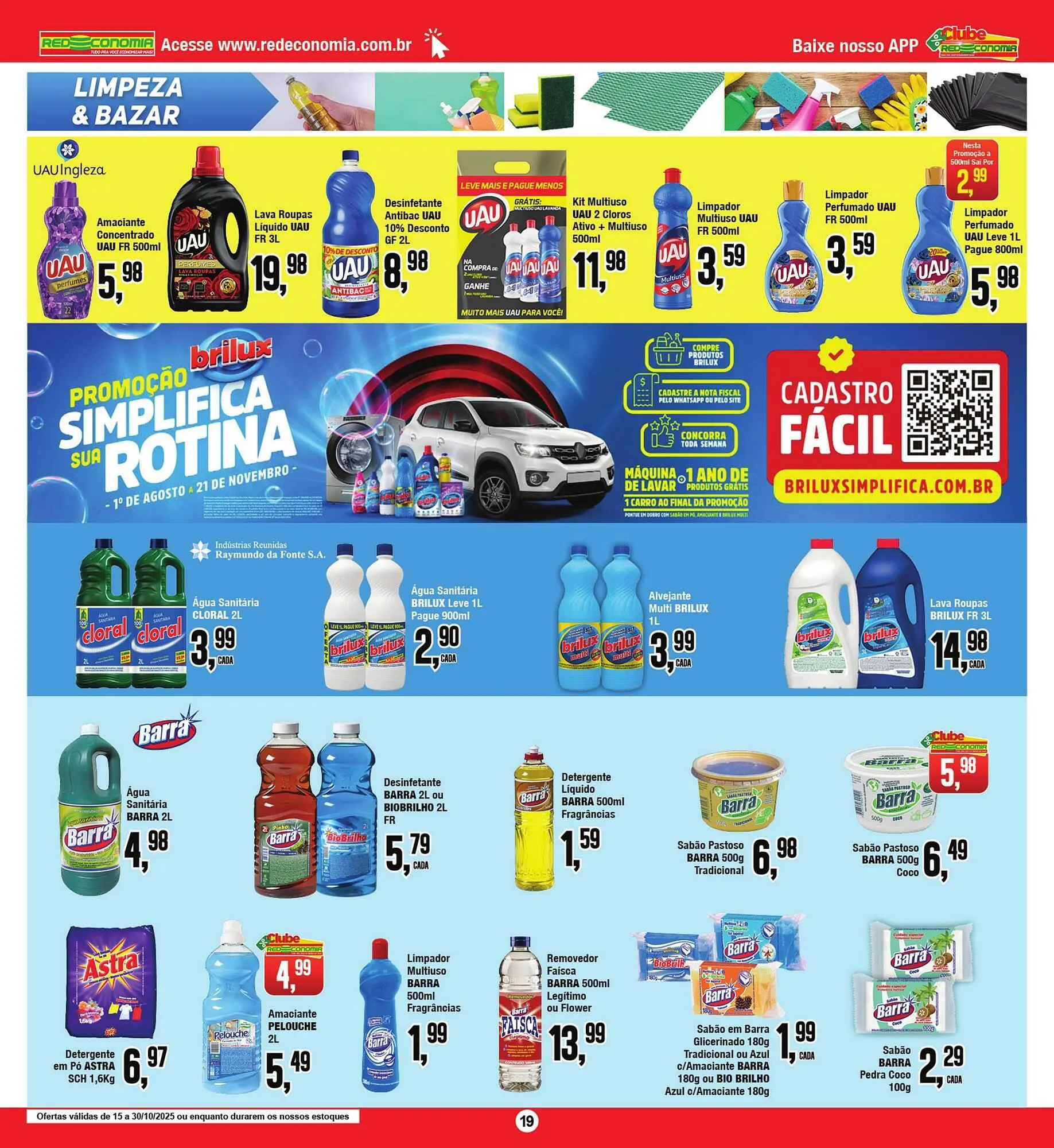 Encarte de Encarte Rede Economia 15 de outubro até 30 de outubro 2025 - Pagina 19