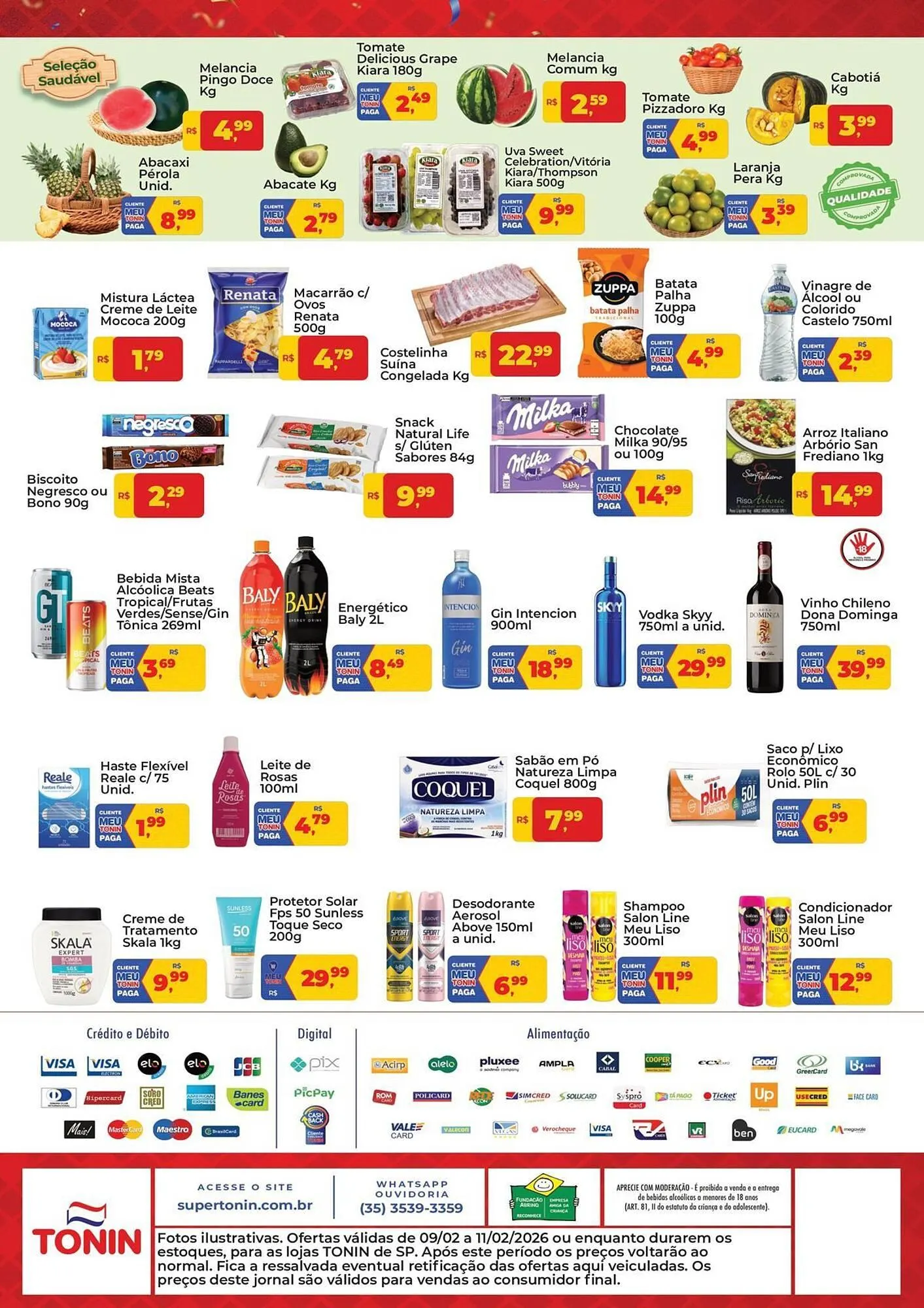 Encarte de Catálogo Tonin Superatacado 10 de fevereiro até 11 de fevereiro 2026 - Pagina 2