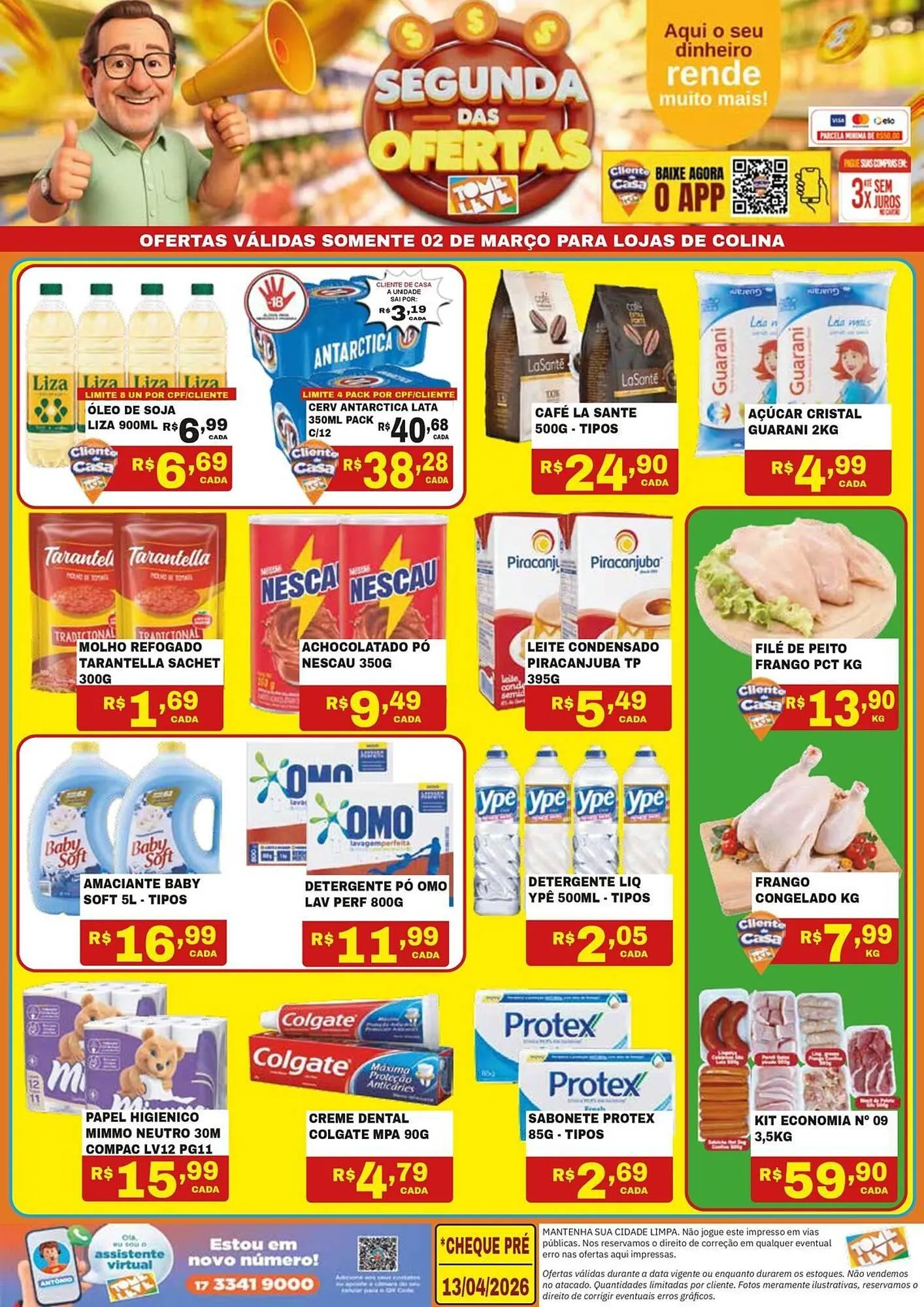 Encarte de Catálogo Tome Leve 2 de março até 2 de março 2026 - Pagina 1