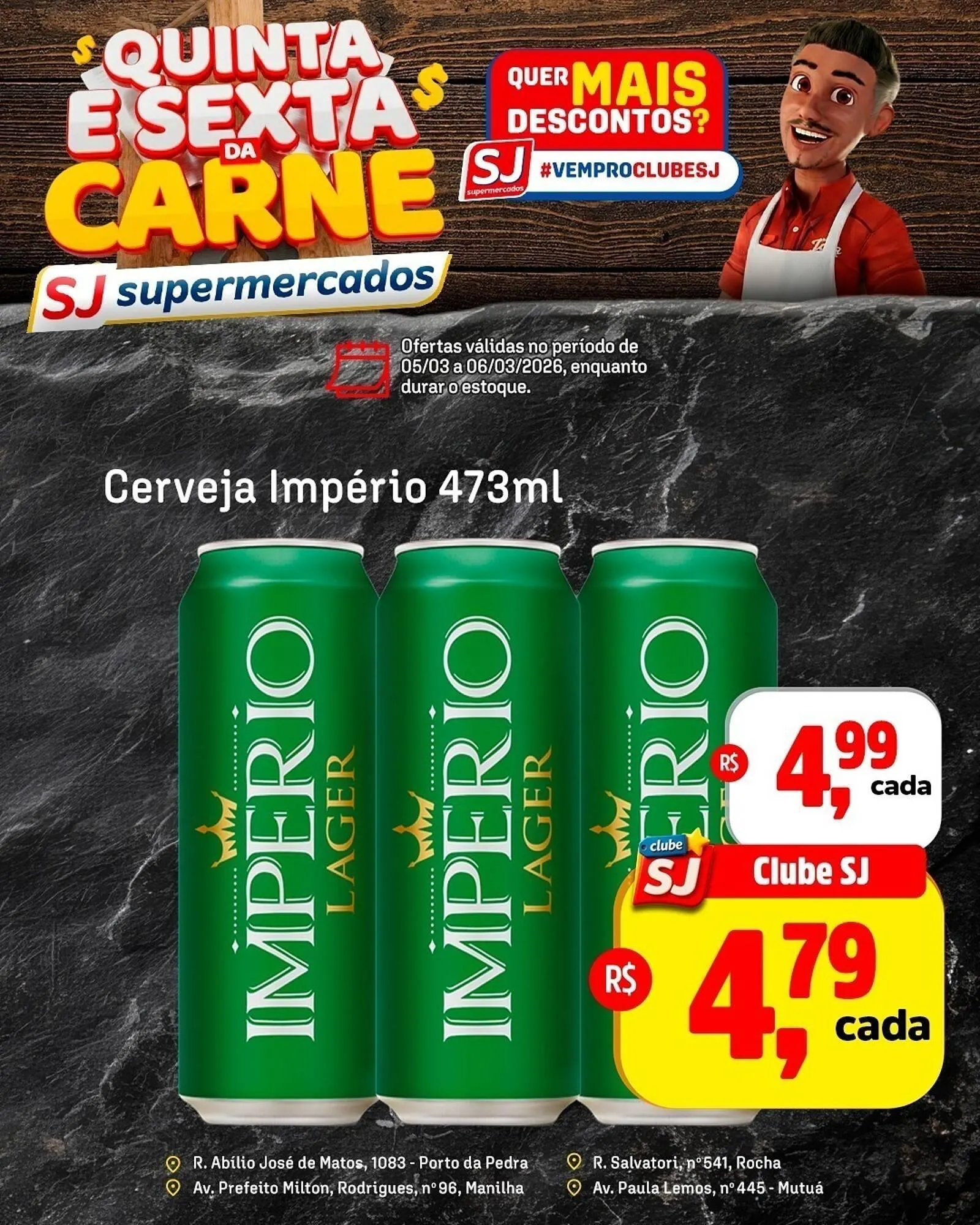 Encarte de Encarte Sj Supermercados 5 de março até 6 de março 2026 - Pagina 2