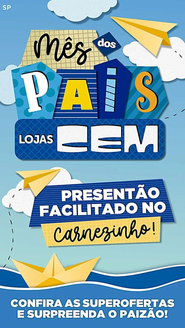 Encarte de Ofertas Lojas Cem 1 de agosto até 17 de agosto 2024 - Pagina 1