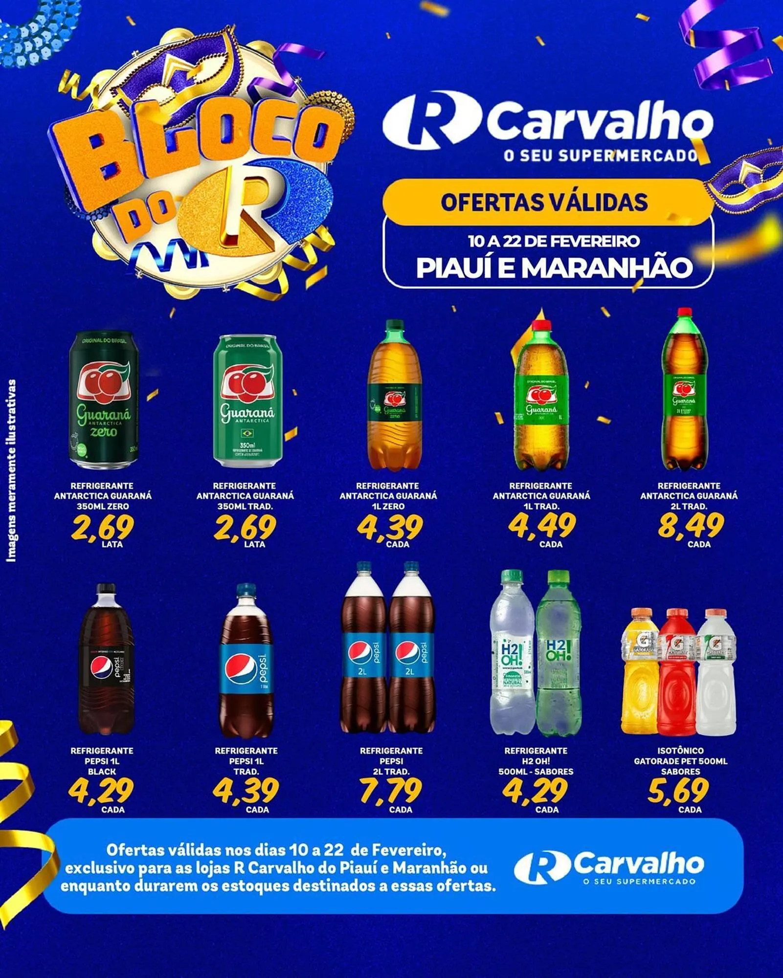 Encarte de Catálogo Carvalho Supermercado 11 de fevereiro até 22 de fevereiro 2026 - Pagina 1