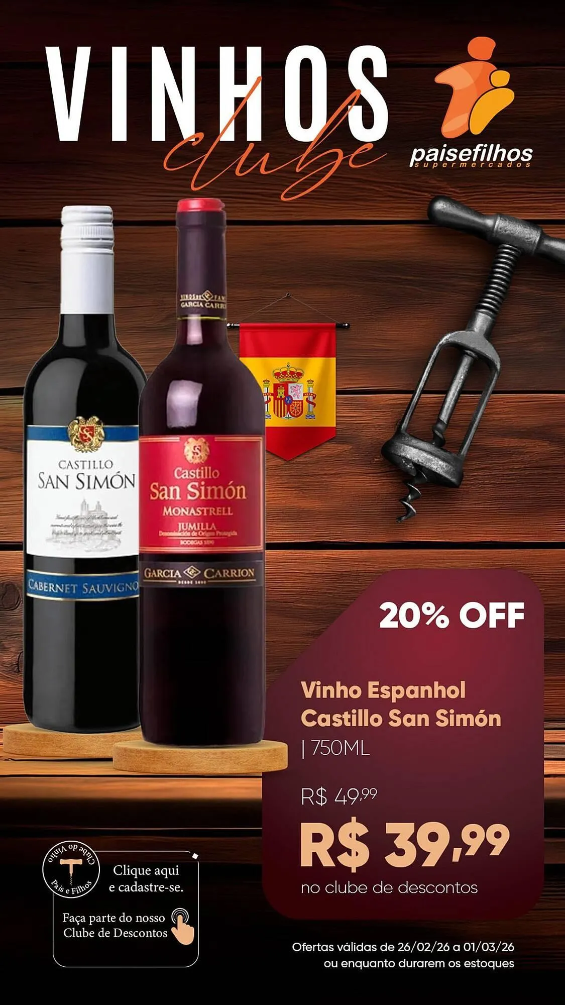 Encarte de Catálogo Pais e Filhos Supermercados 26 de fevereiro até 1 de março 2026 - Pagina 6