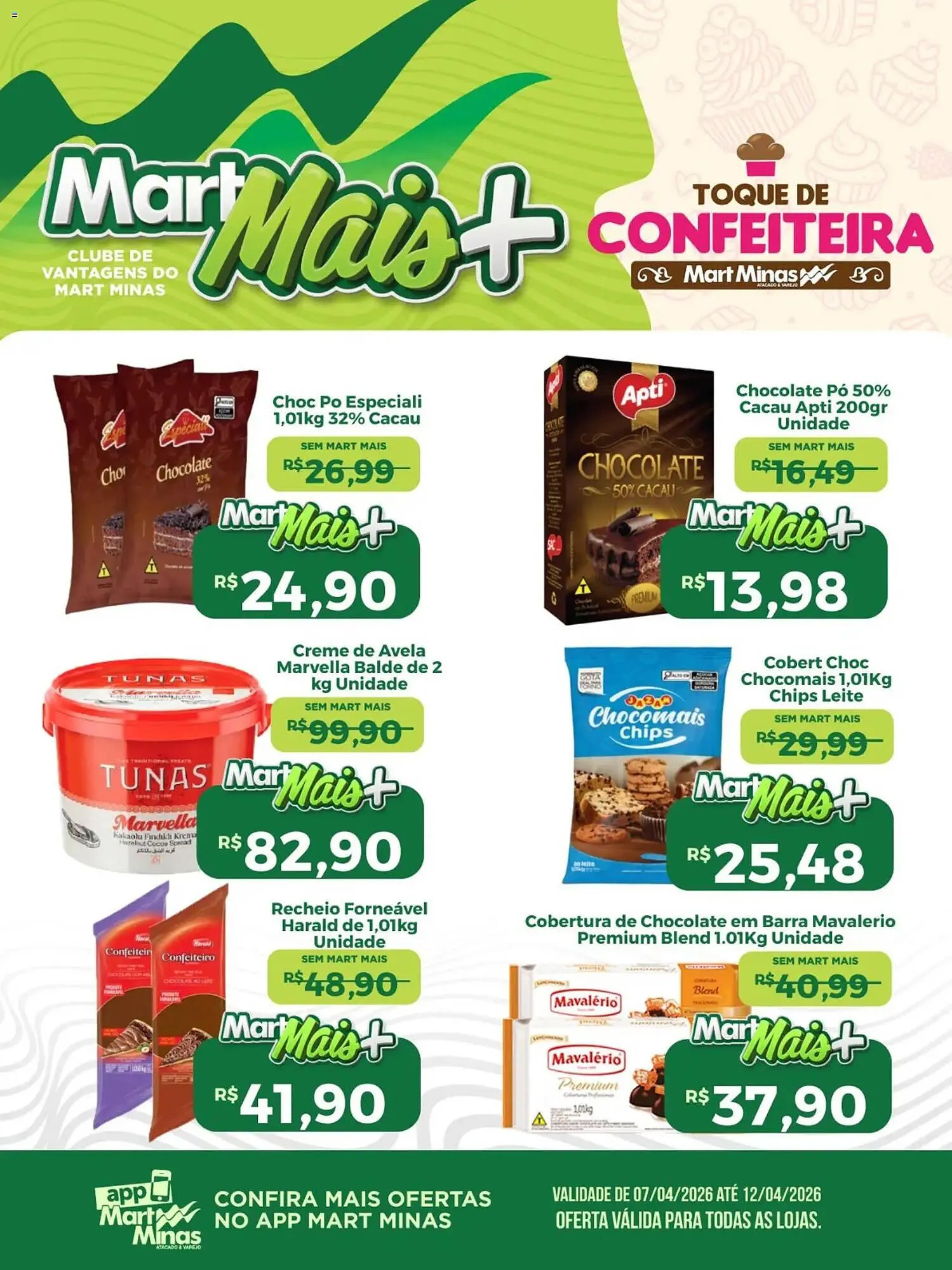 Encarte de Folheto Mart Minas 7 de abril até 12 de abril 2026 - Pagina 1