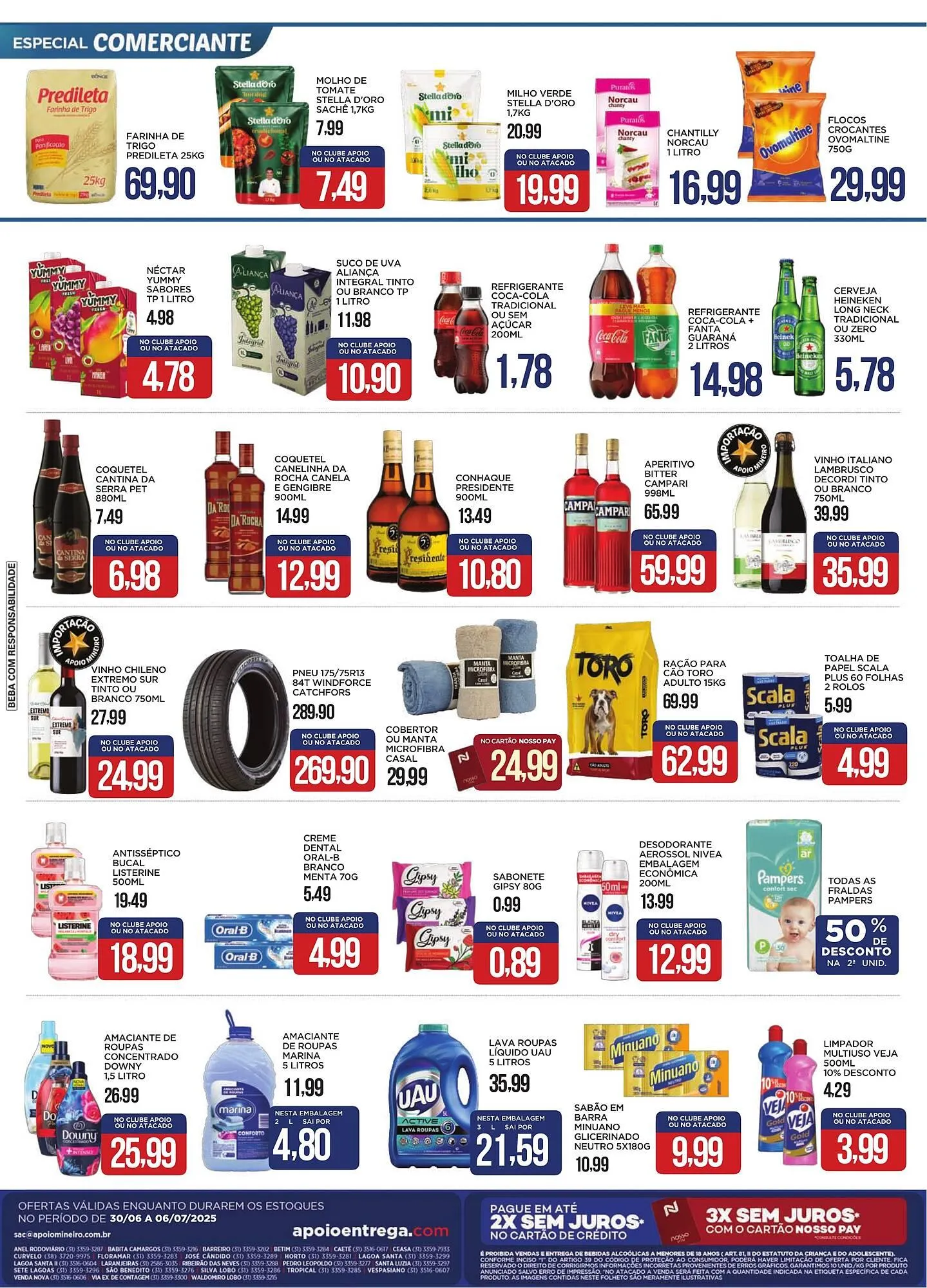 Encarte de Catálogo Apoio Mineiro 30 de junho até 6 de julho 2025 - Pagina 4