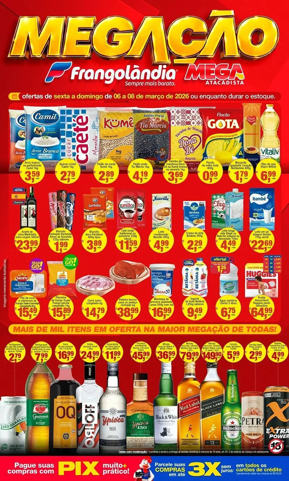 Encarte de Encarte Frangolândia 6 de março até 8 de março 2026 - Pagina 1