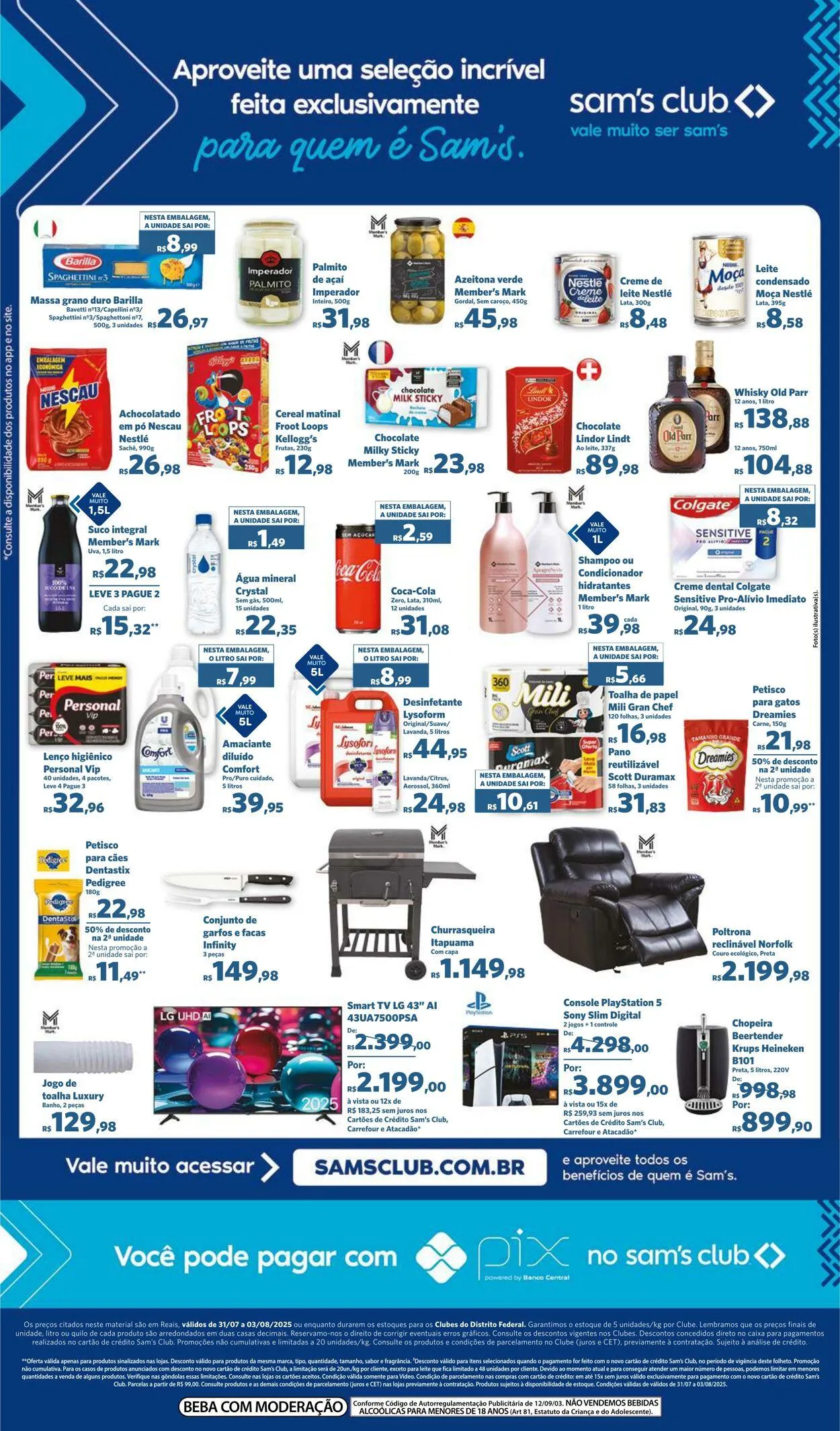 Encarte de Sam's Club 31 de julho até 3 de agosto 2025 - Pagina 2