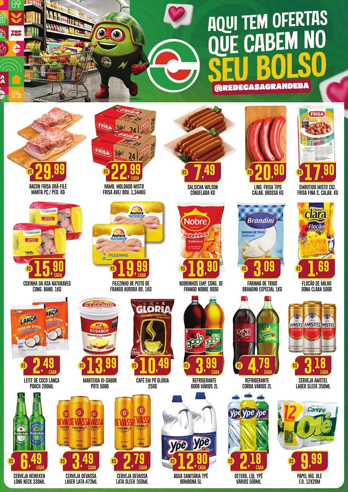 Encarte de Catálogo Casagrande Supermercados 20 de abril até 2 de maio 2026 - Pagina 1