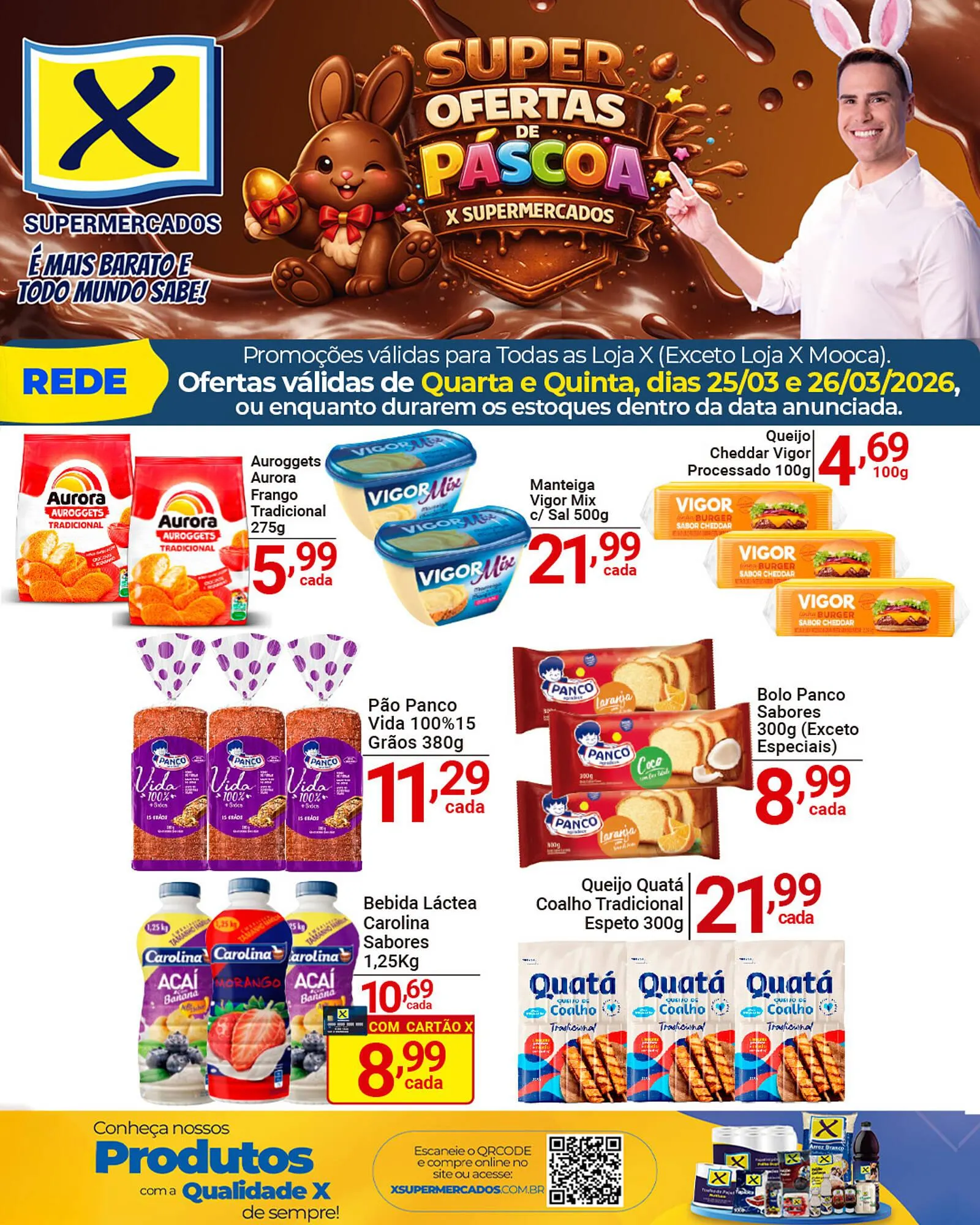 Encarte de Folheto X Supermercados 25 de março até 26 de março 2026 - Pagina 2