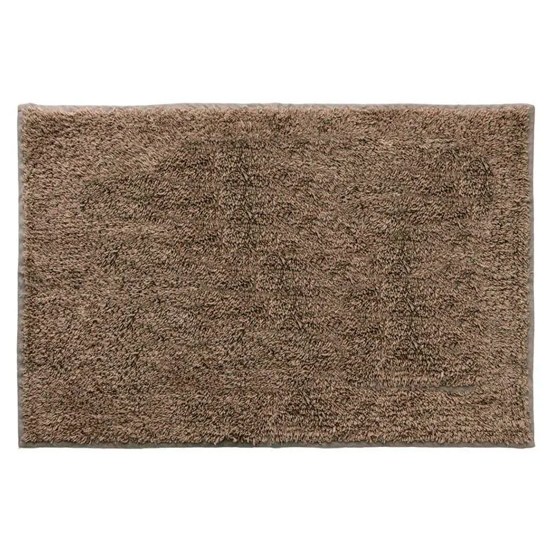 Tapete de Banheiro Zira Retangular 40x60cm Bege - Vizapi