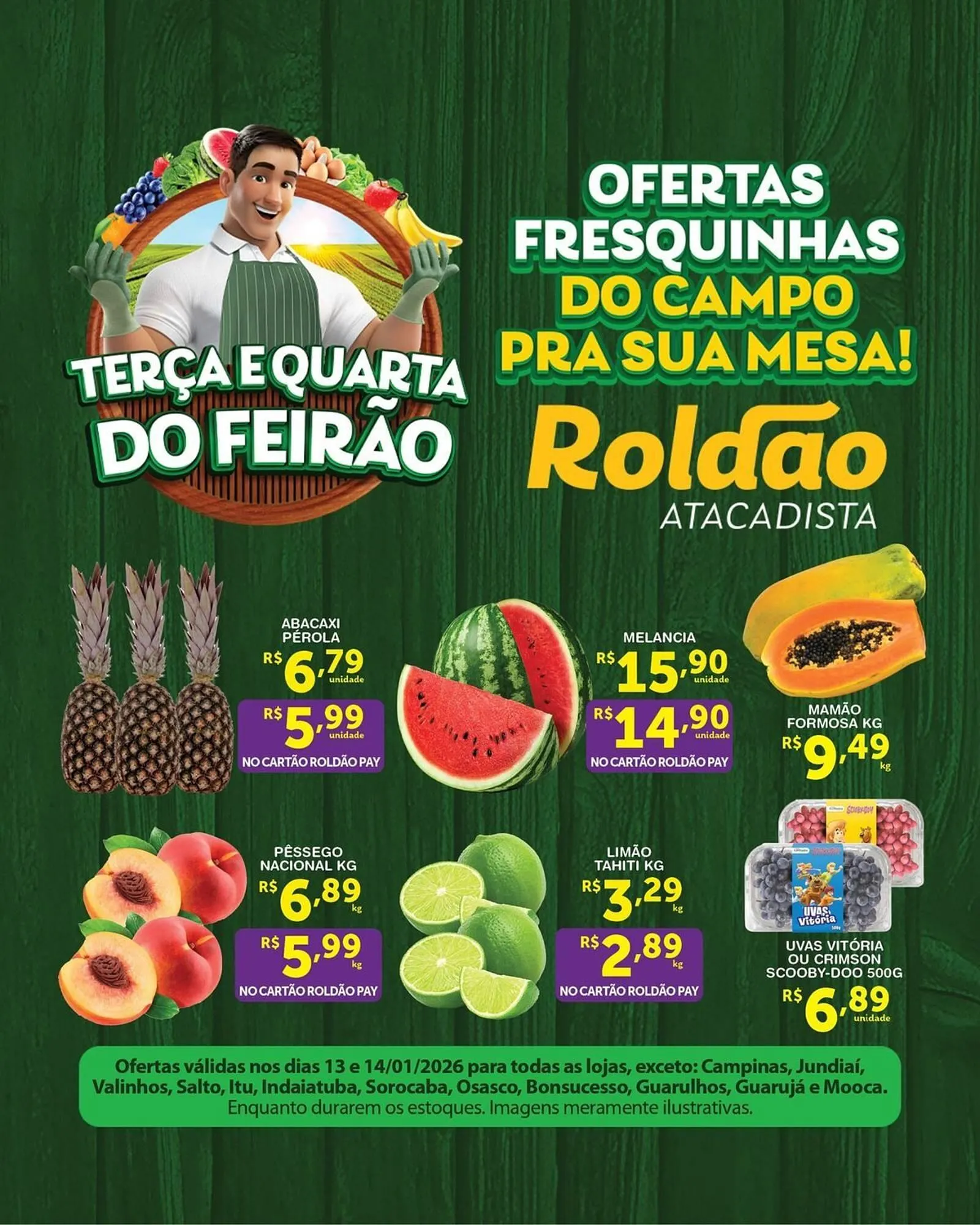 Encarte de Folheto Roldão 13 de janeiro até 14 de janeiro 2026 - Pagina 1