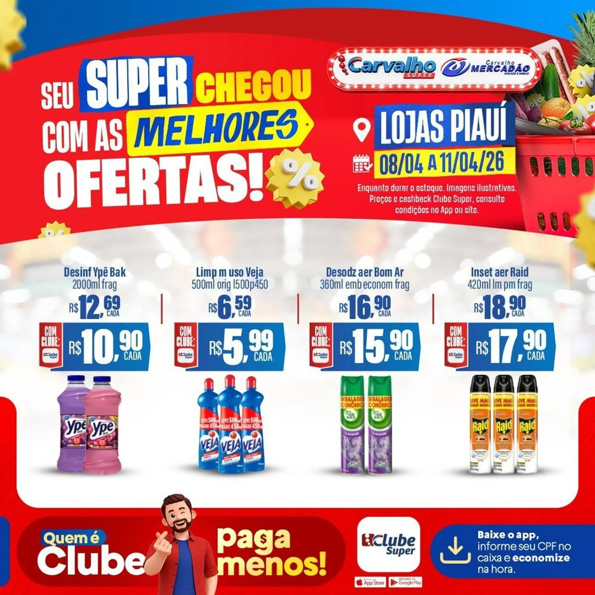 Encarte de Catálogo Carvalho Supermercado 8 de abril até 11 de abril 2026 - Pagina 8