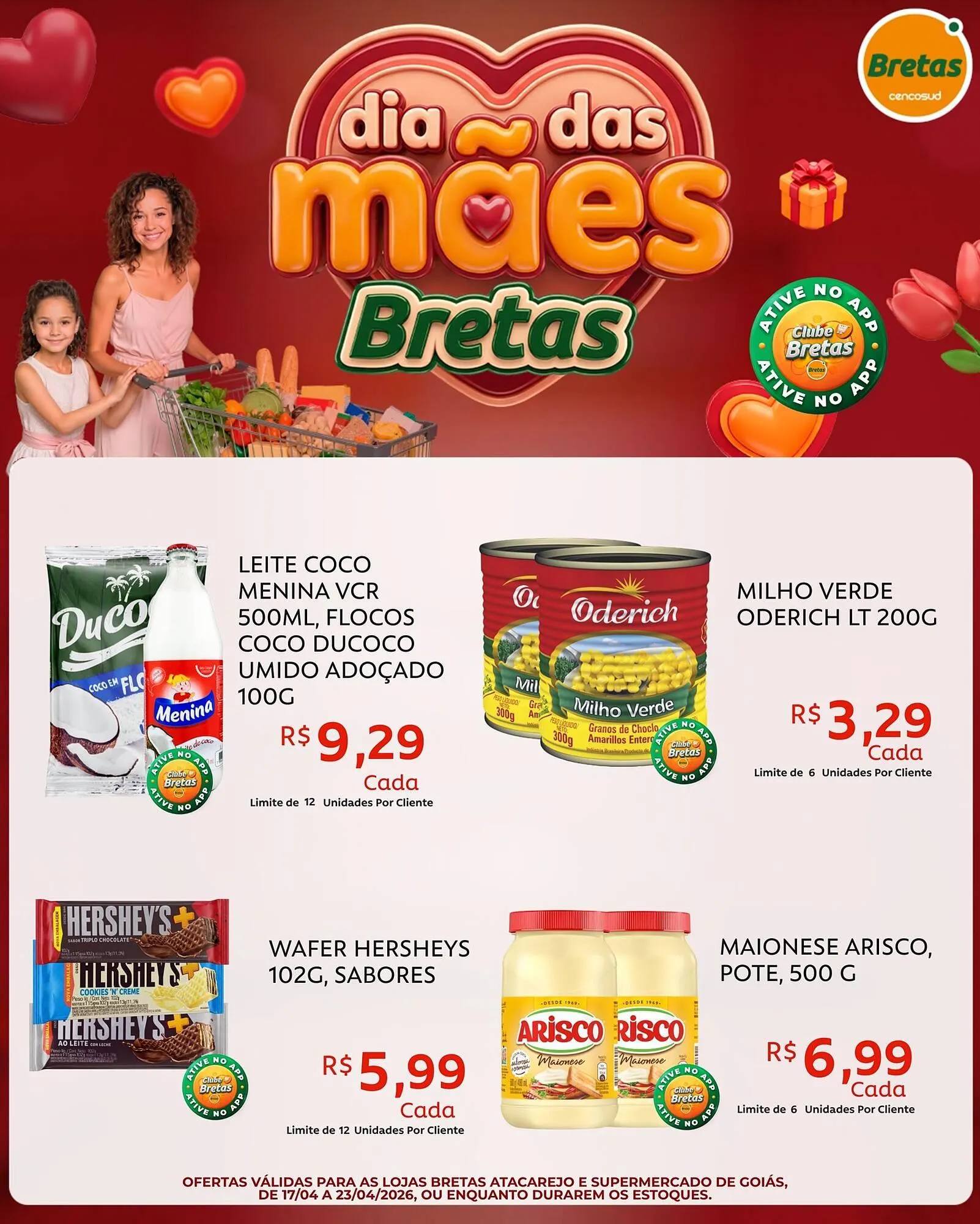Encarte de Catálogo Supermercados Bretas 17 de abril até 23 de abril 2026 - Pagina 4