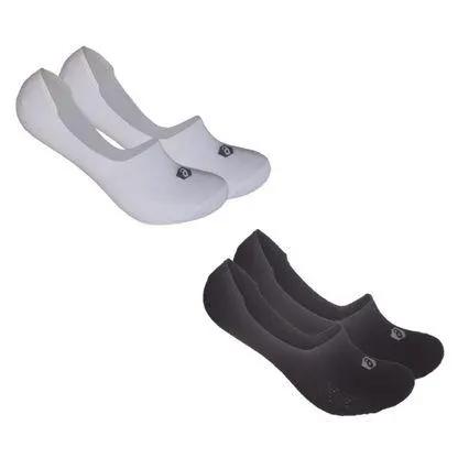 Meia ASICS Basic - Pack com 2 pares - Unissex - Branco e Preto