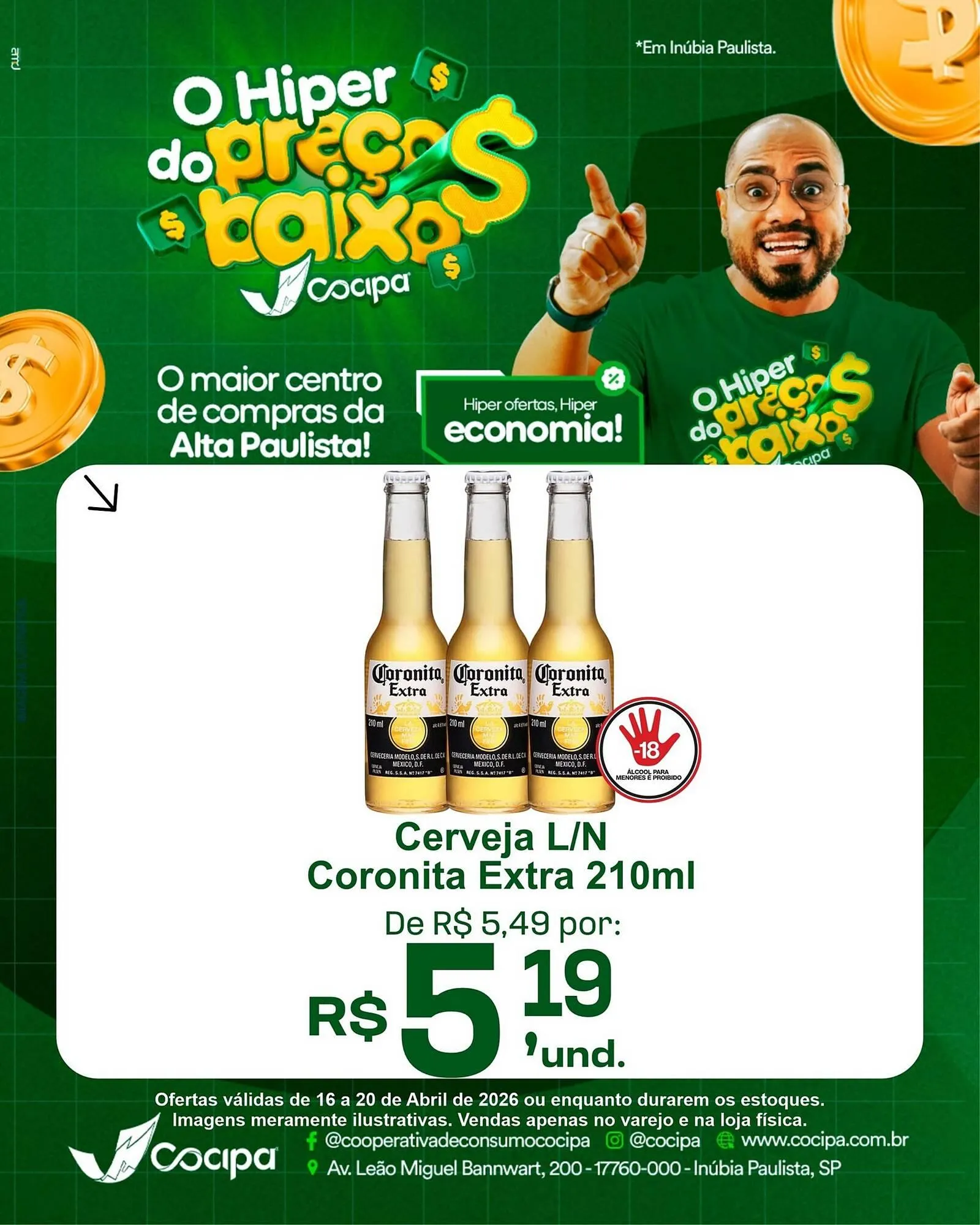 Encarte de Catálogo Cocipa 16 de abril até 20 de abril 2026 - Pagina 1