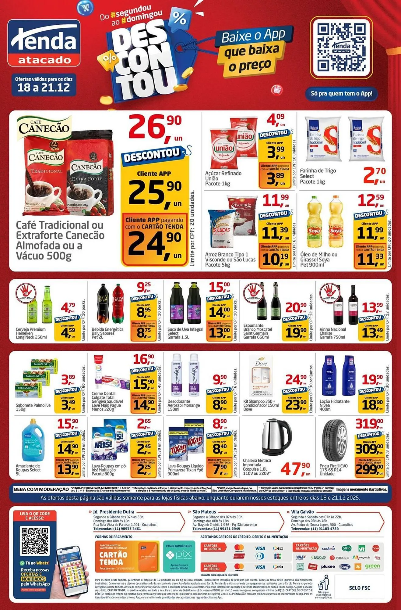 Encarte de Folheto Tenda Atacado 18 de dezembro até 21 de dezembro 2025 - Pagina 4