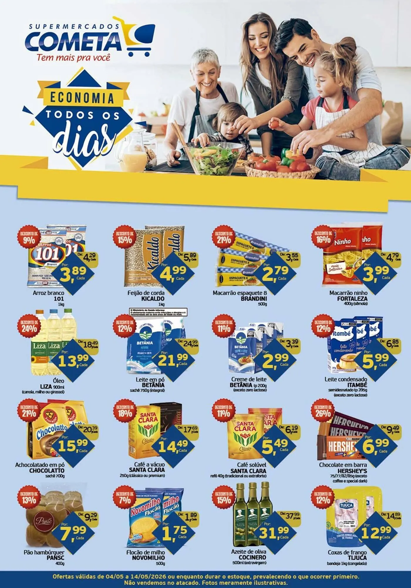 Encarte de Encarte Cometa Supermercados 4 de maio até 14 de maio 2026 - Pagina 1