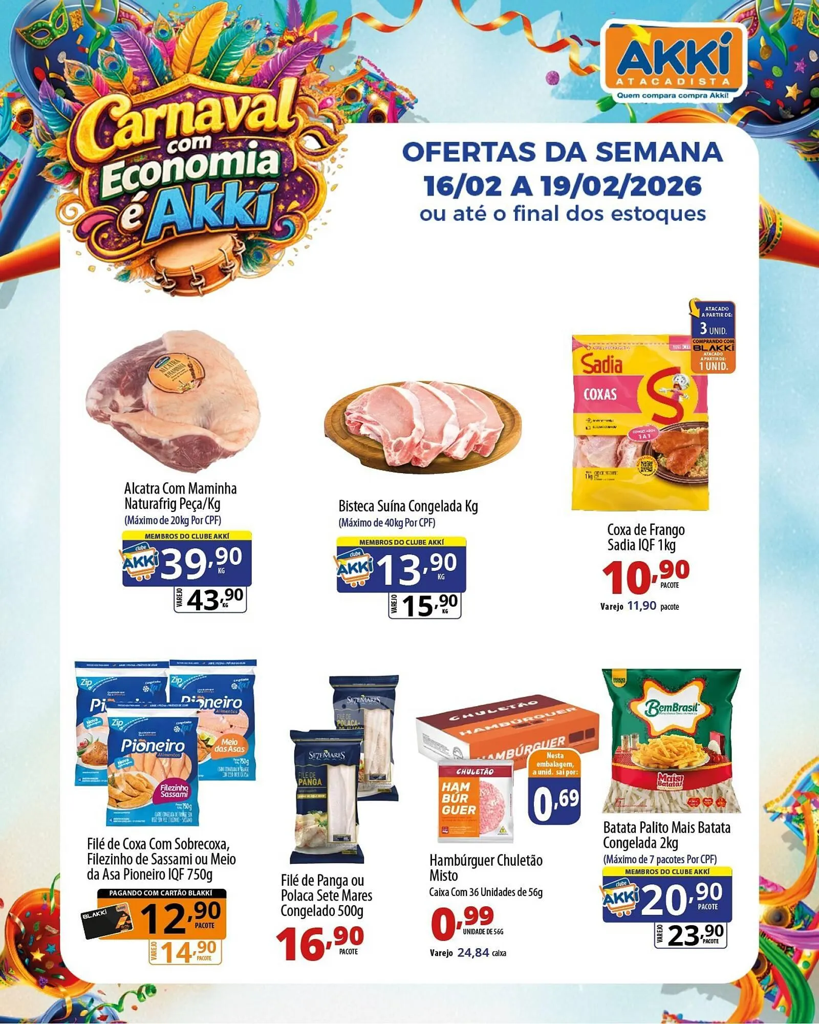 Encarte de Folheto Akki Atacadista 16 de fevereiro até 19 de fevereiro 2026 - Pagina 2