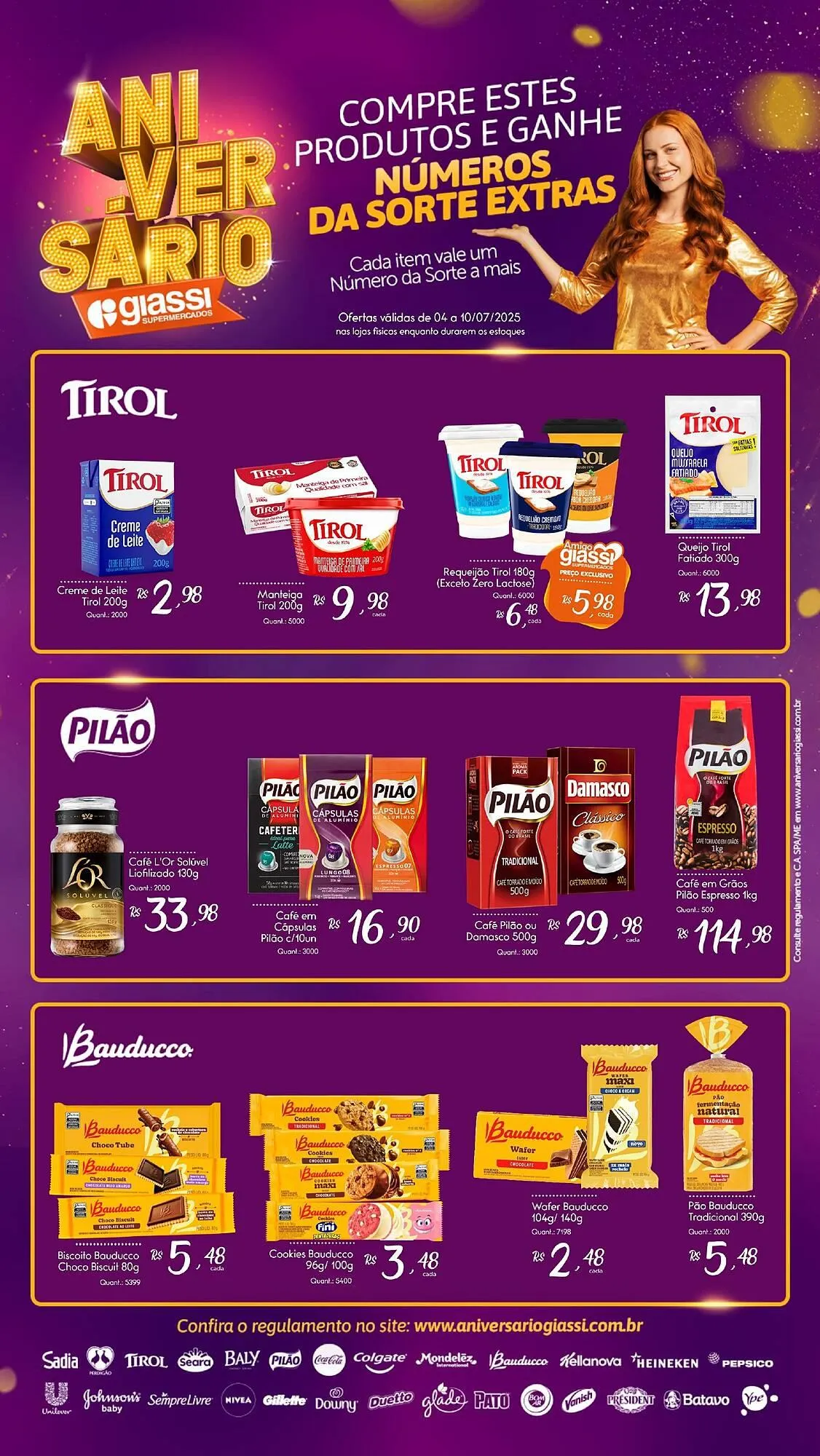 Encarte de Catálogo Giassi Supermercados 8 de julho até 10 de julho 2025 - Pagina 2