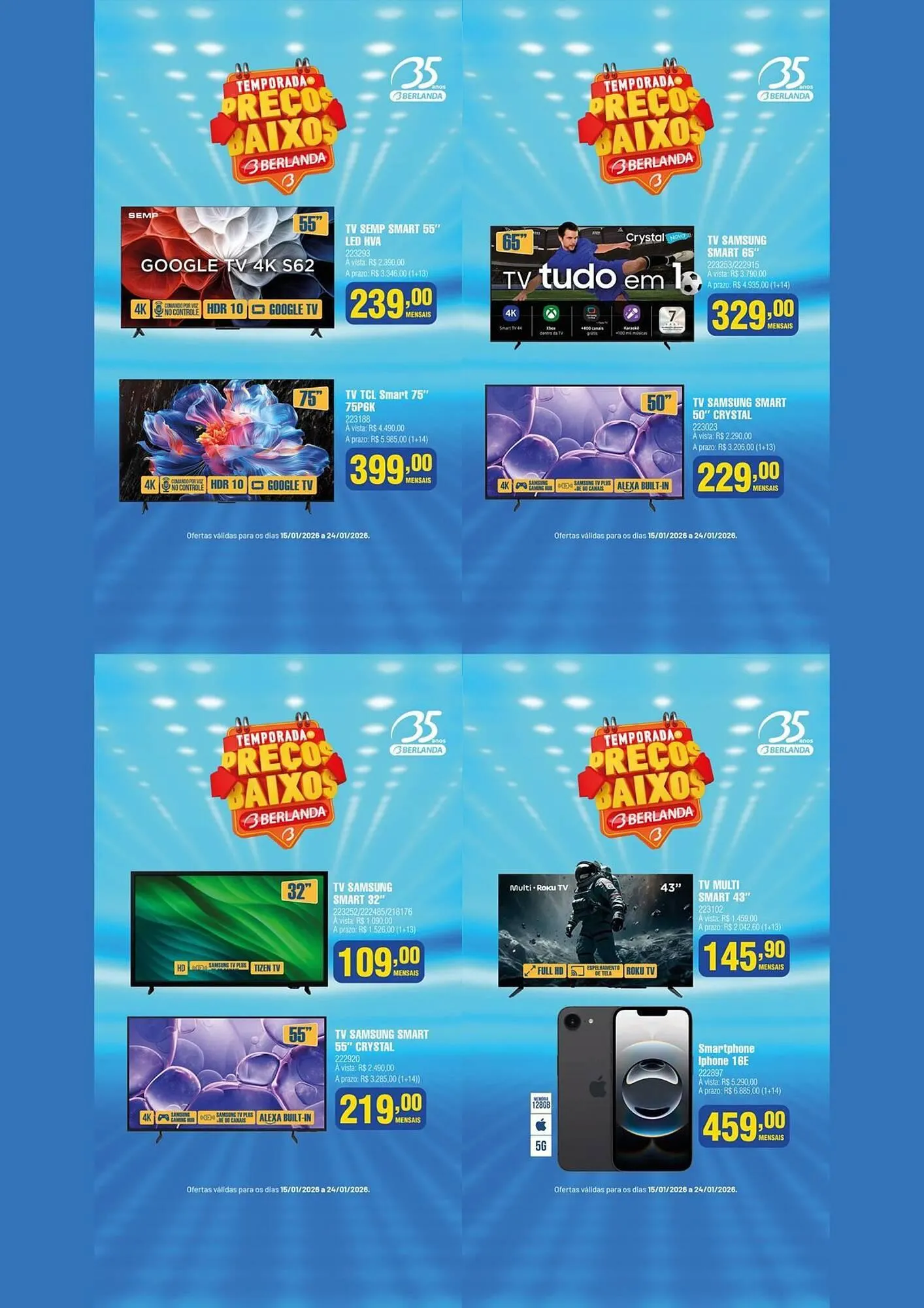 Encarte de Catálogo Berlanda 15 de janeiro até 24 de janeiro 2026 - Pagina 2