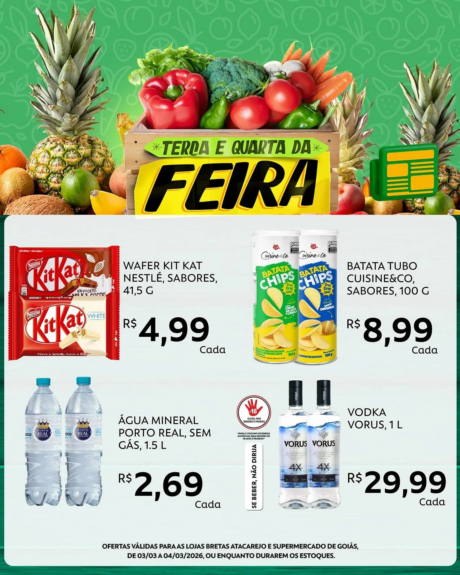 Encarte de Catálogo Supermercados Bretas 3 de março até 4 de março 2026 - Pagina 1