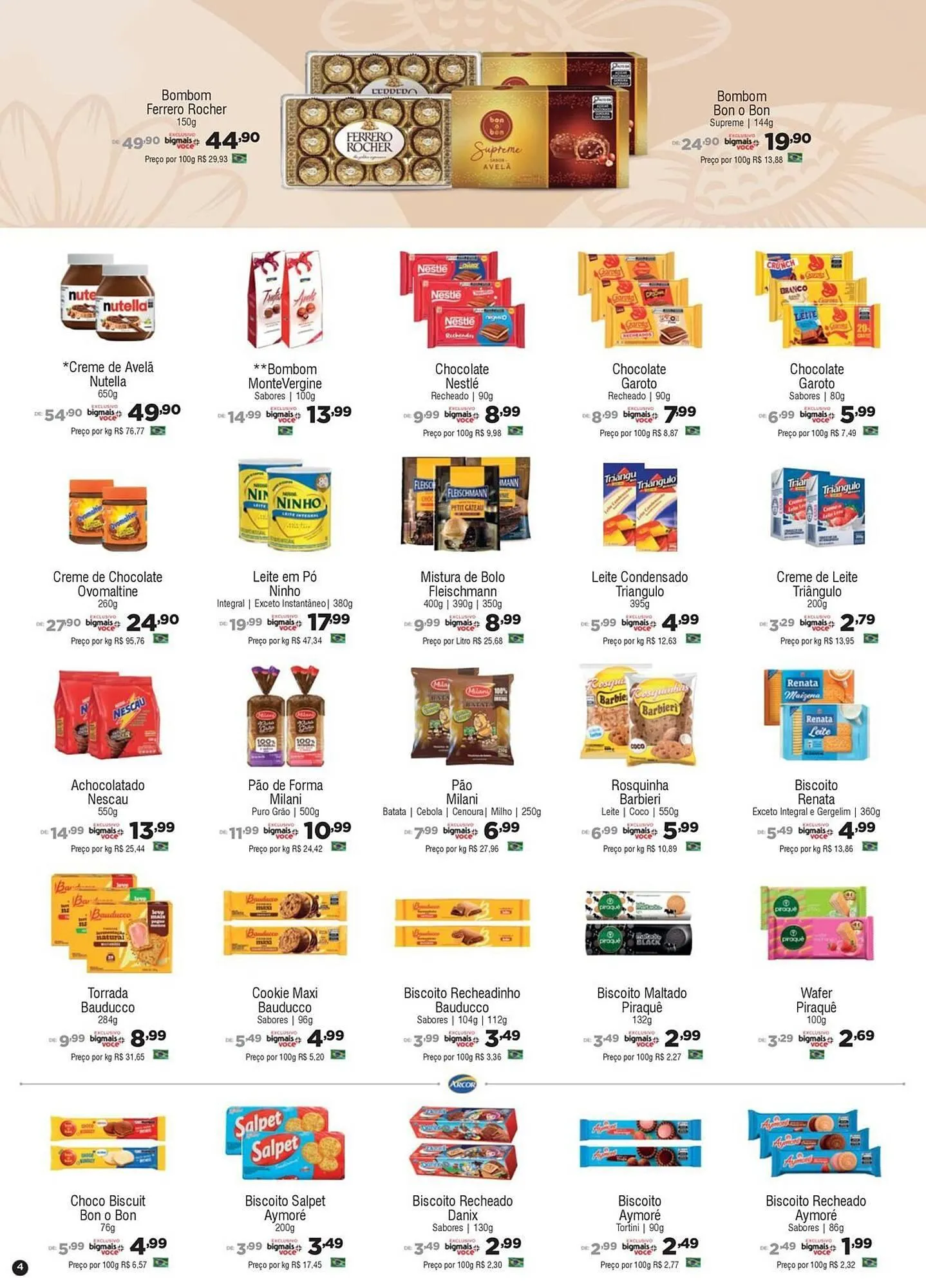 Encarte de Catálogo Big Mais Supermercados 1 de maio até 31 de maio 2026 - Pagina 4